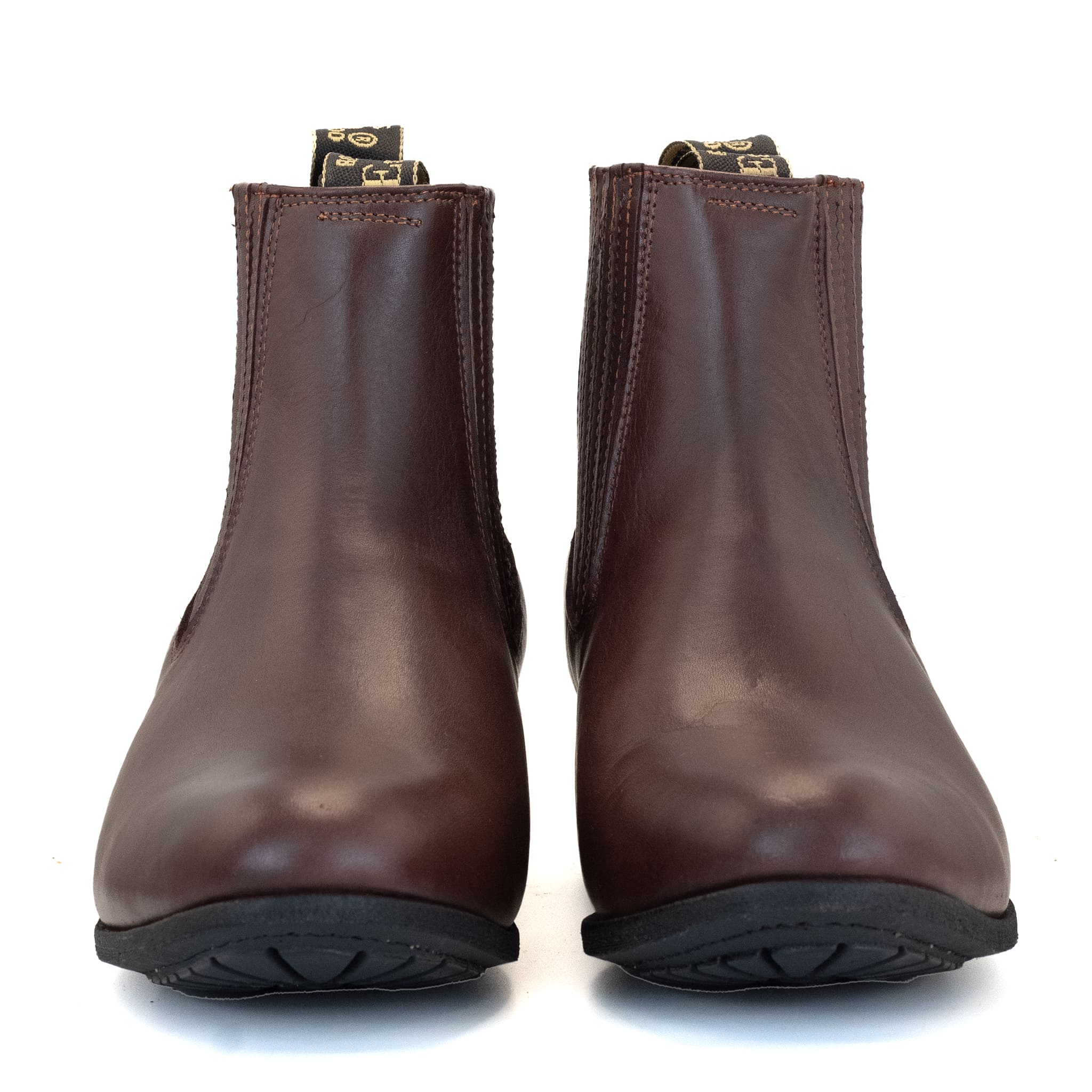 BOTIN ESTRIBO CHARRO SUELA DE HULE VINO