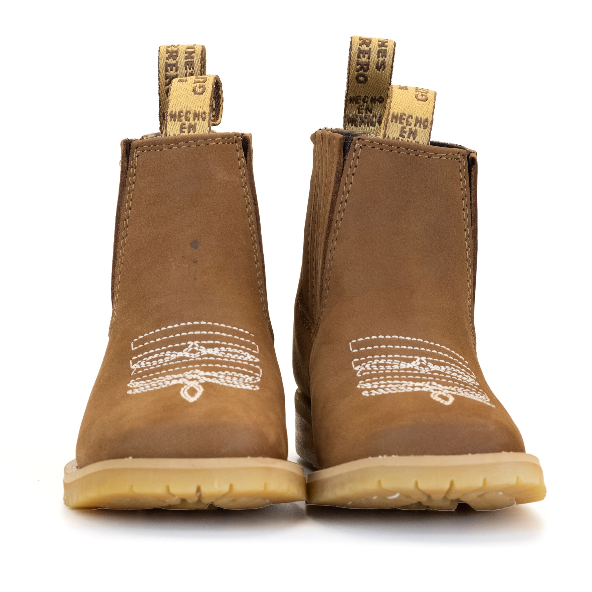 BOTIN GUERRERO CUADRADO NOBUCK ORO