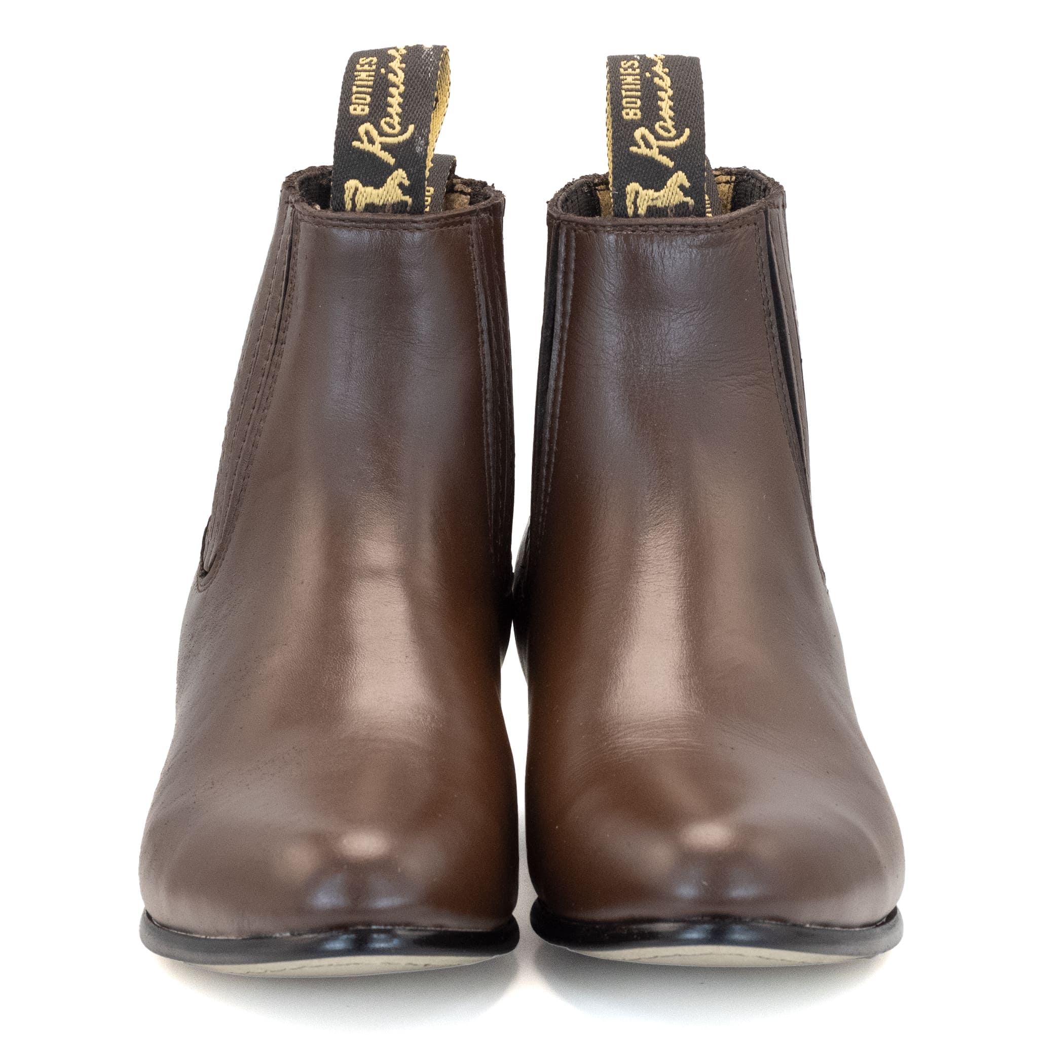 BOTIN RAMÍREZ CHARRO DE PIEL CON SUELA DE NEOLITE CAFE