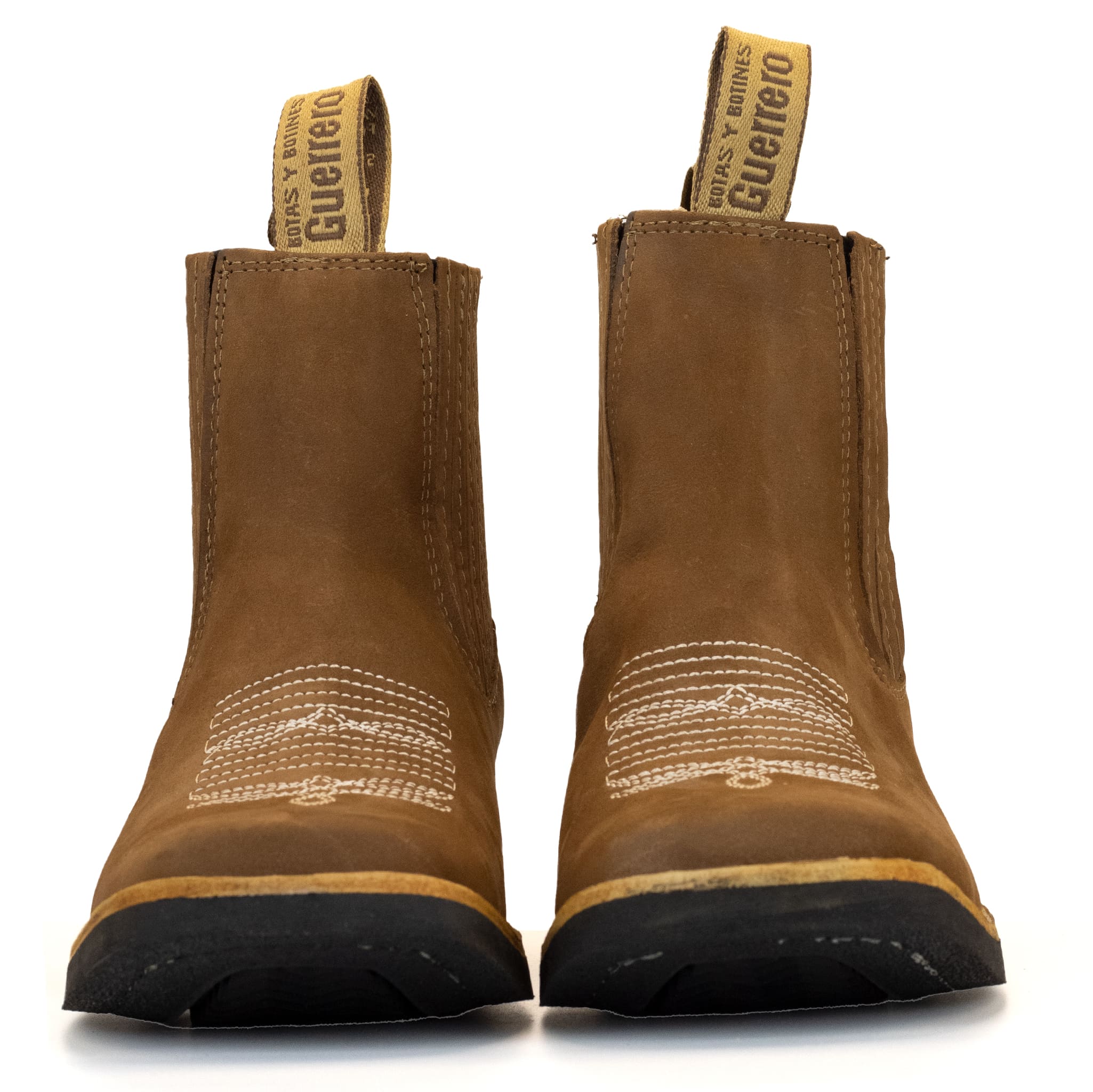 BOTIN GUERRERO CUADRADO NOBUCK ORO