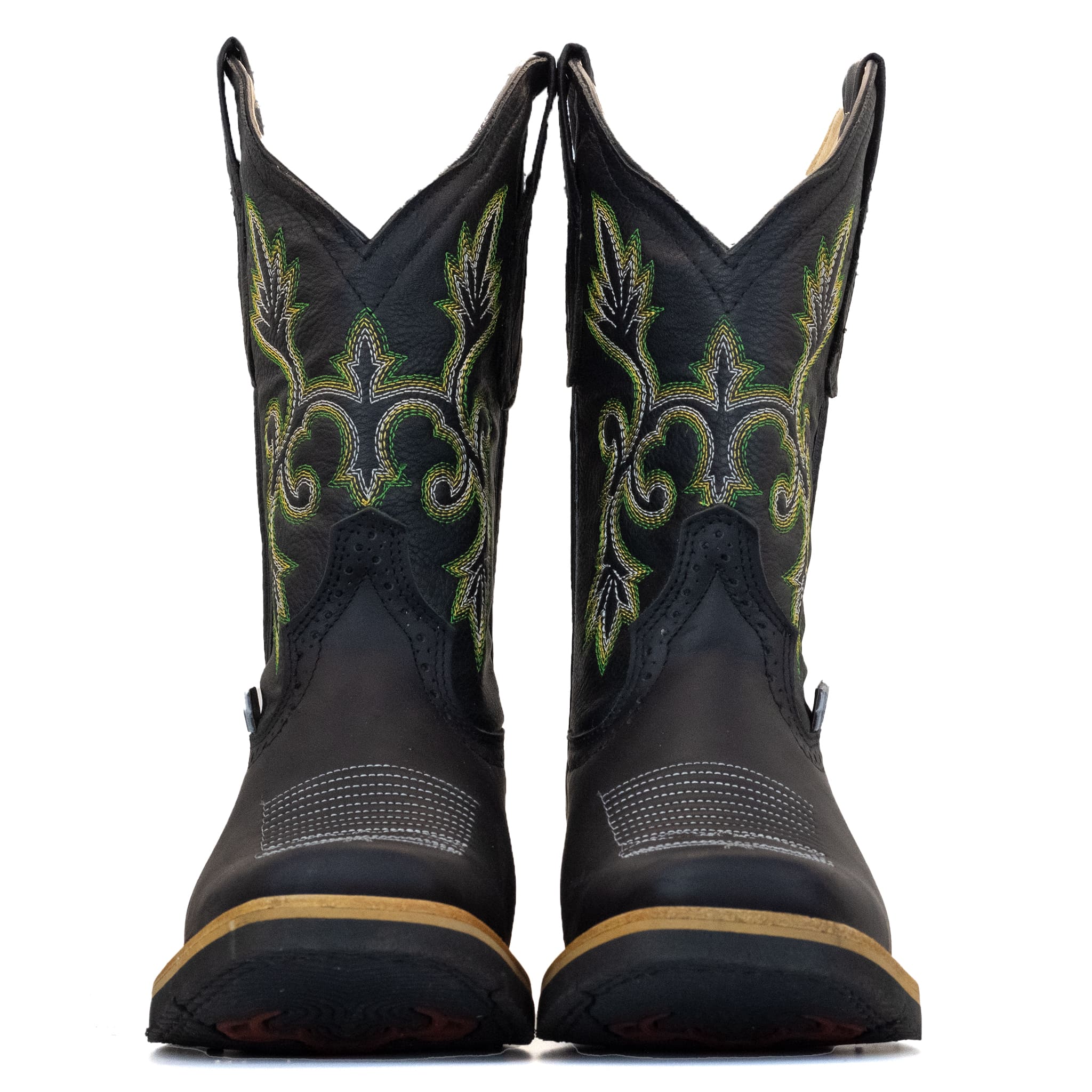 BOTA MAJOMA VAQUERA HORMA CUADRADA NEGRA