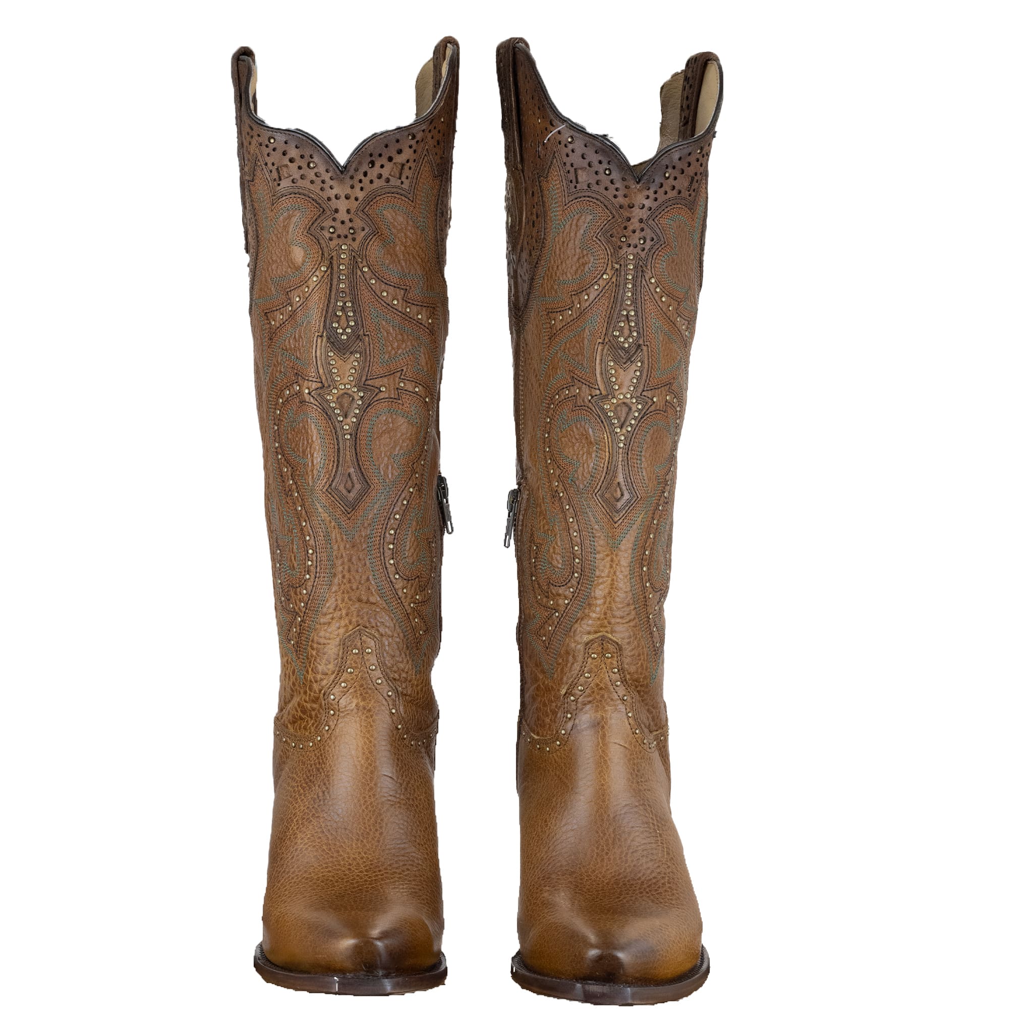 BOTA RIO GRANDE DAMA TUBO ALTO MIEL MODELO HANNA.