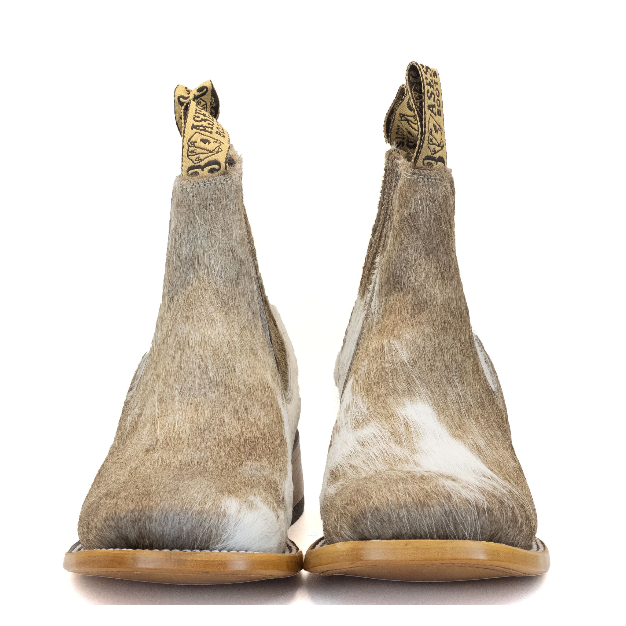 BOTIN VAQUERO SM HORMA RODEO DE PELO DE VACA