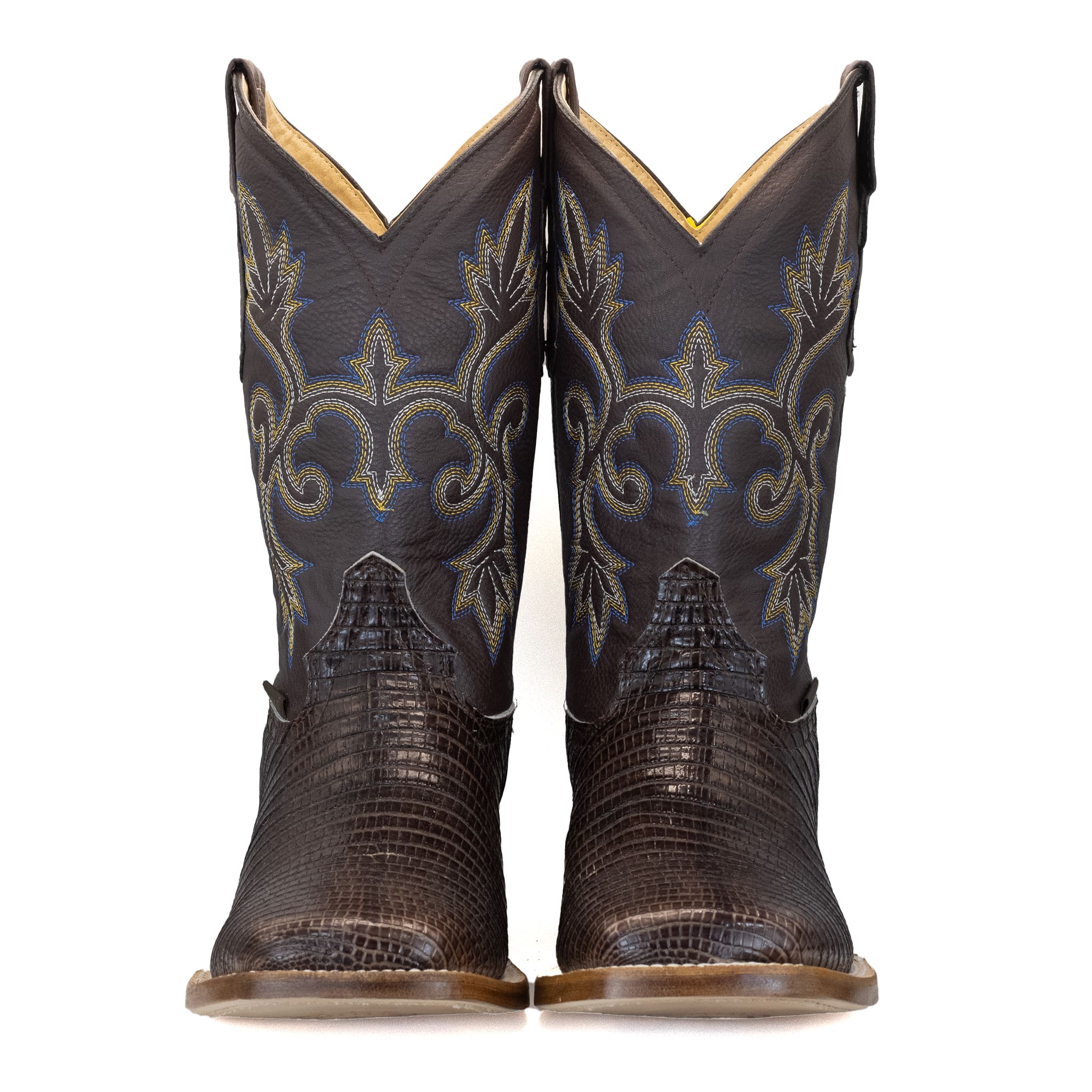 001 BOTA VAQUERO SM HORMA RODEO IMIT. ARMADILLO CAFE