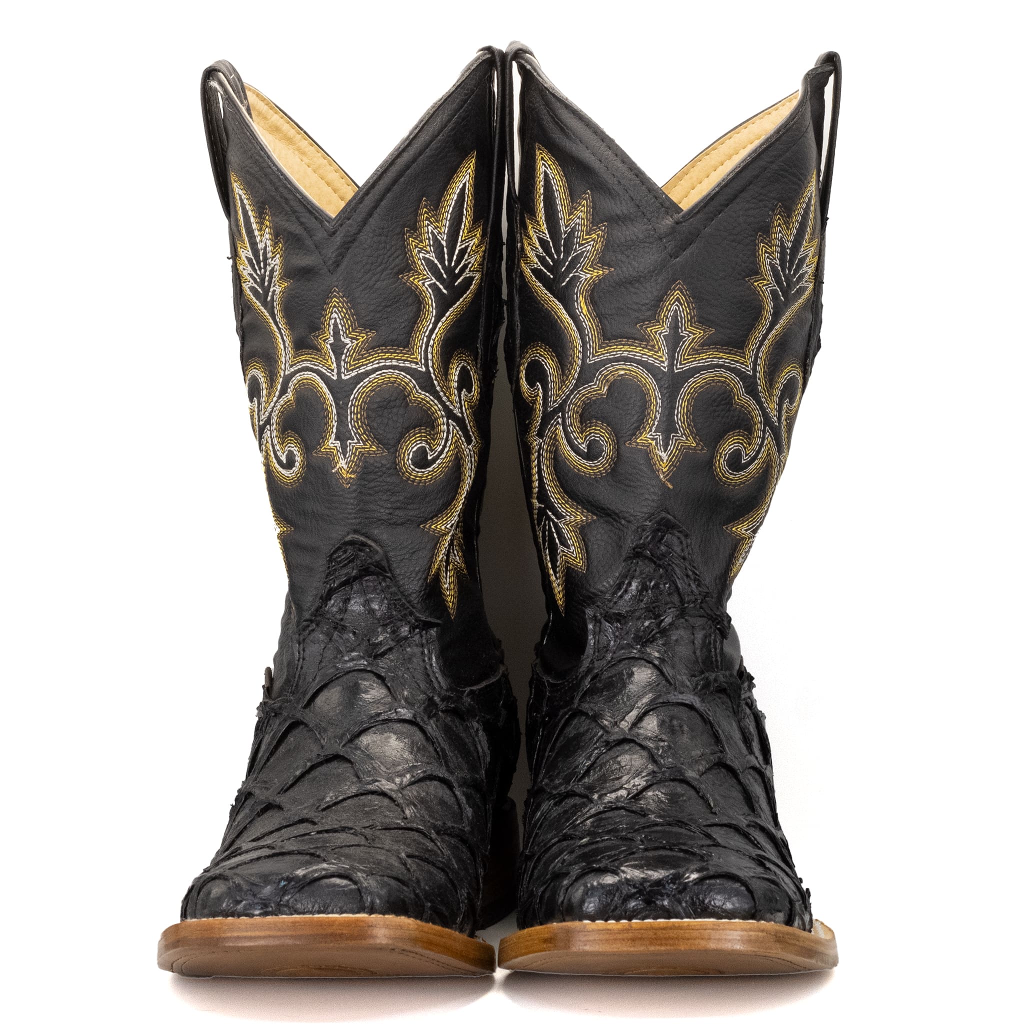 BOTA VAQUERO SM HORMA RODEO IMIT. PESCADO NEGRO.