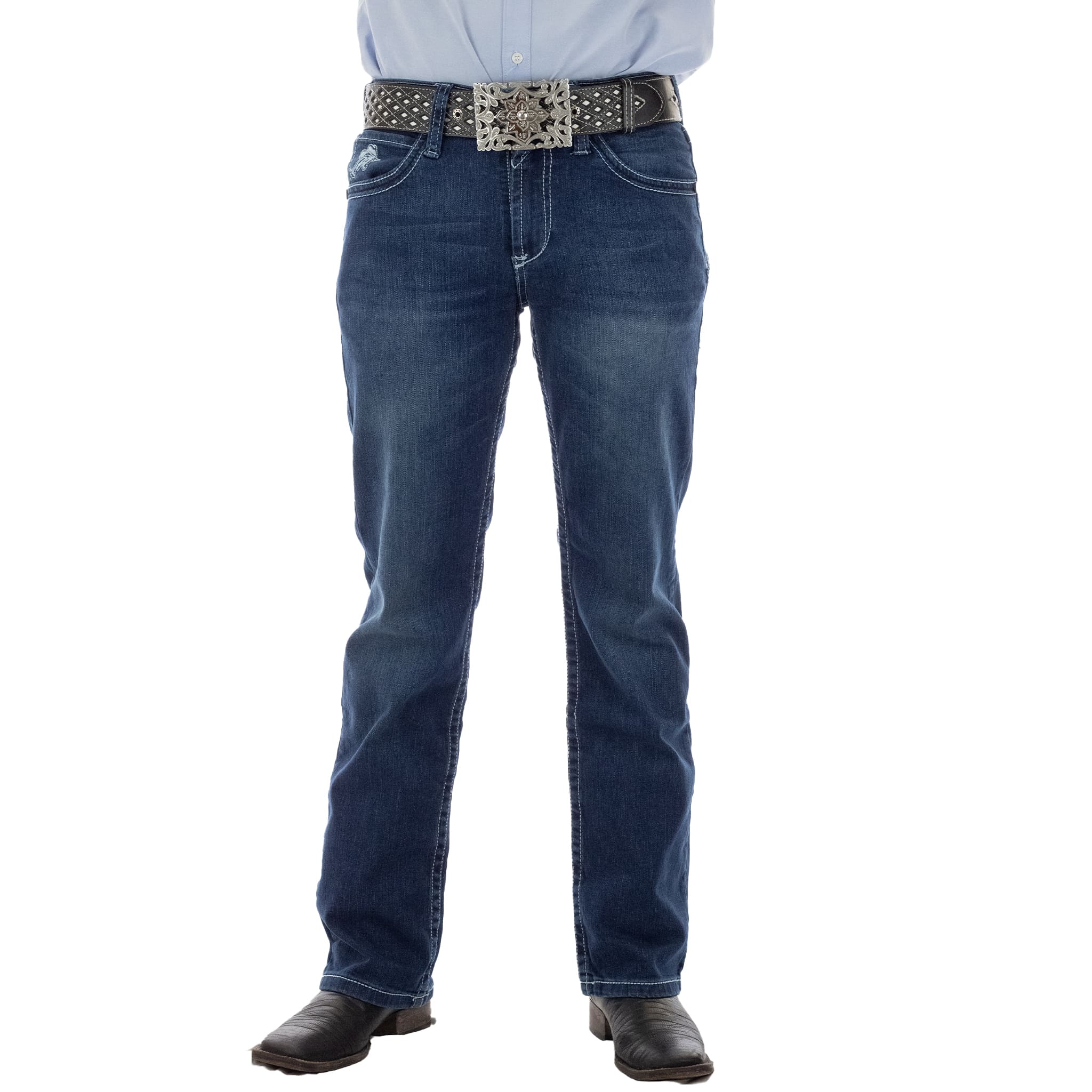 PANTALON MANHATTAN BAYO DK AZUL CIELO