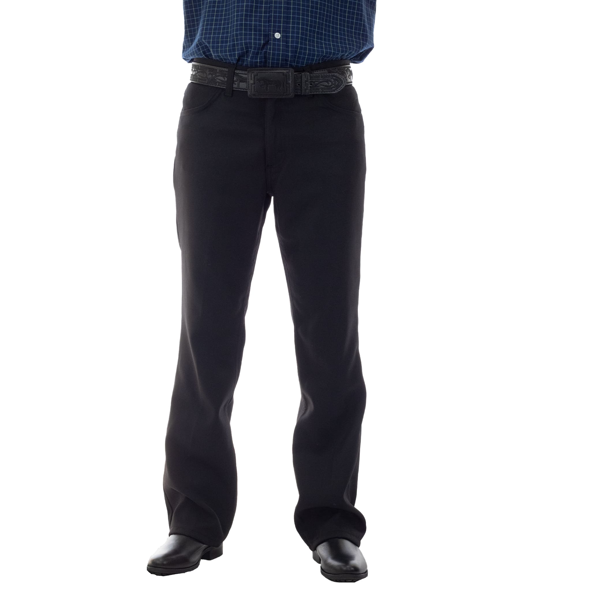 PANTALON WRANGLER DE POLIESTER NEGRO
