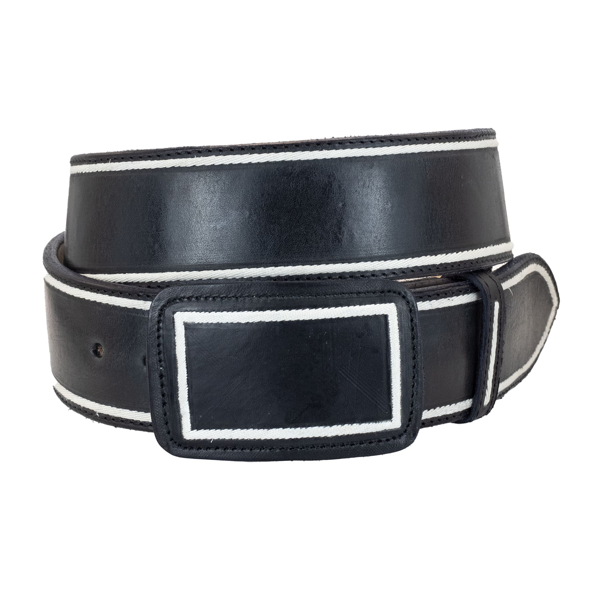 CINTO VAQUERO DE HILO DE PITA ORIGINAL NEGRO