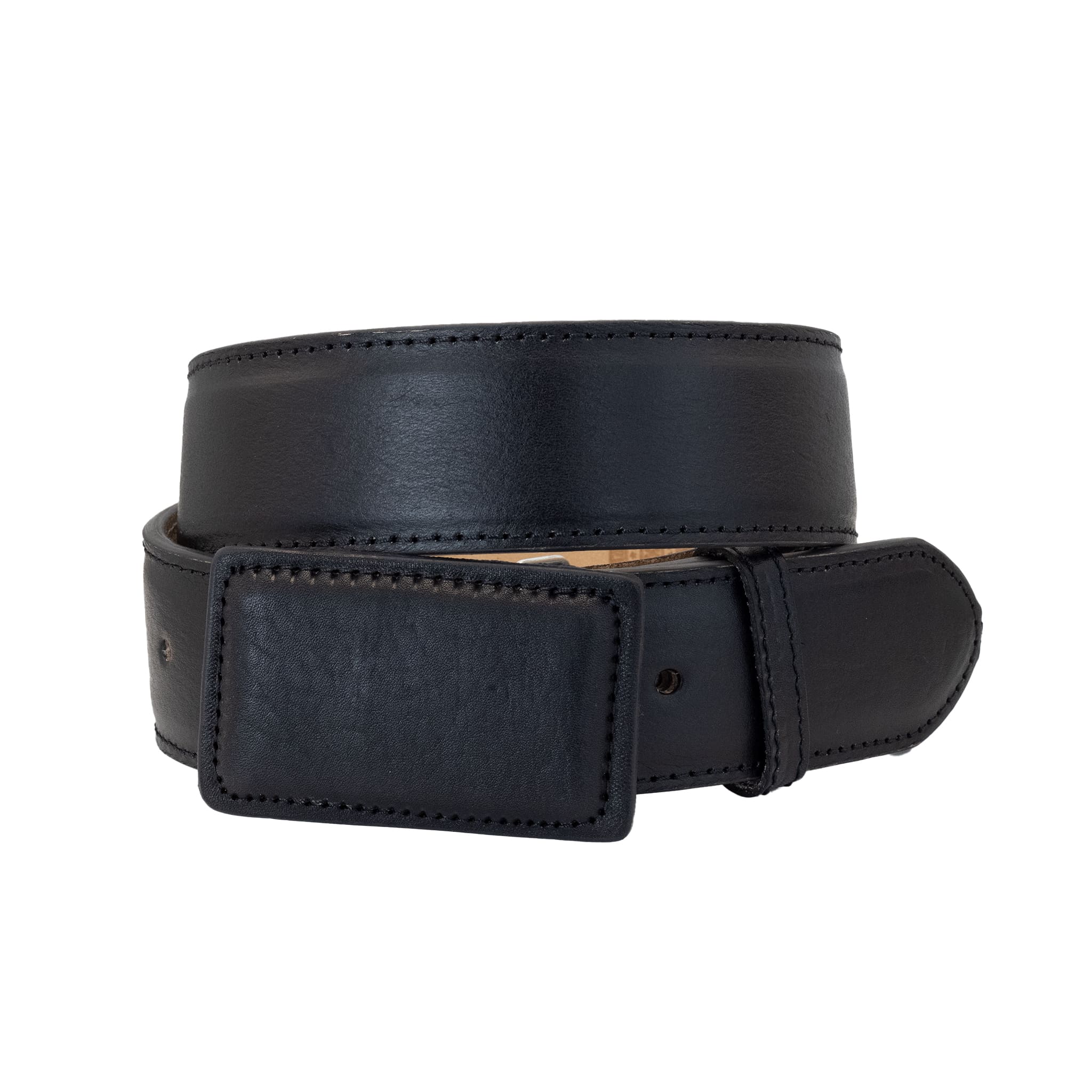 CINTO DE VAQUETA 2 PULGADAS NEGRO