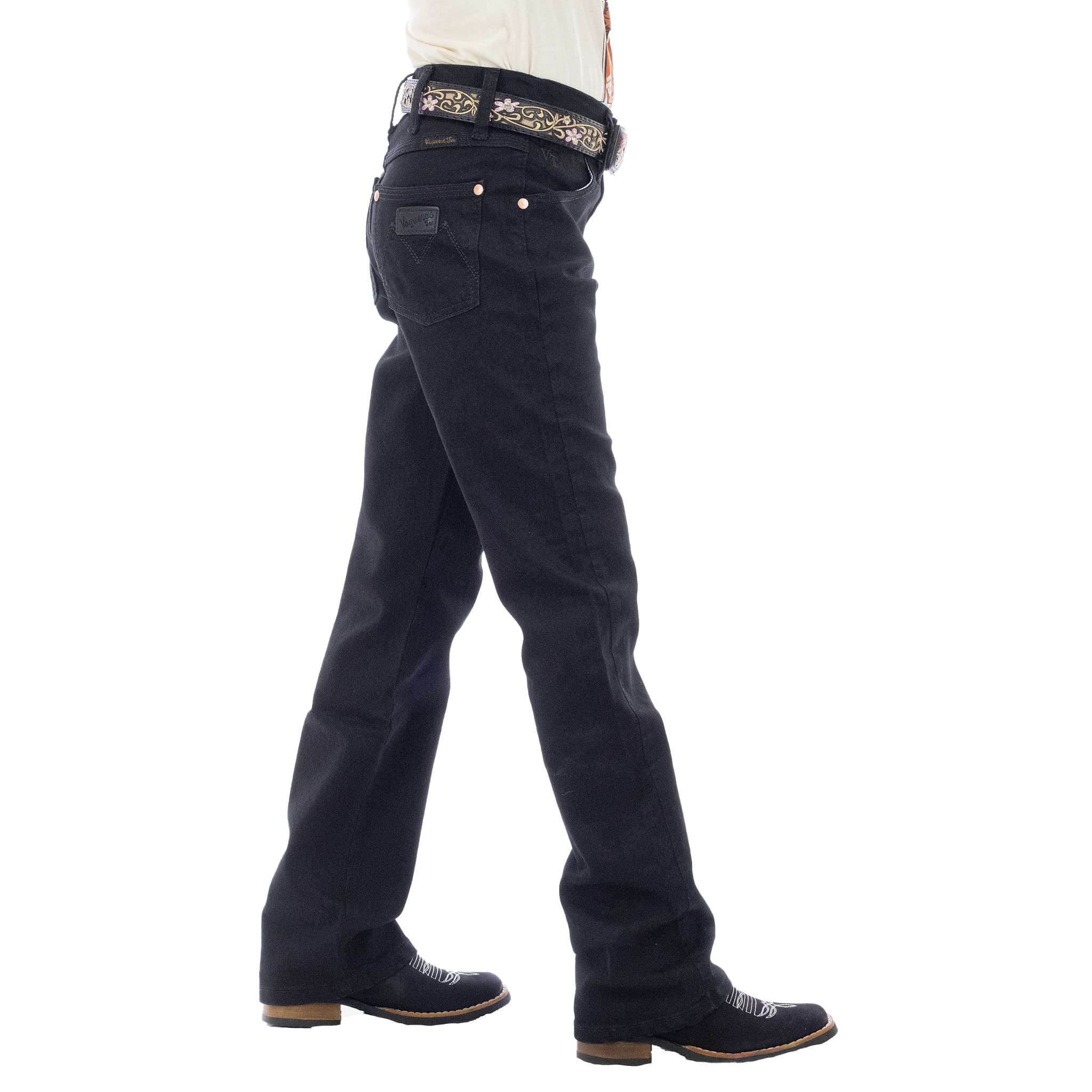 002 (14) PANTALON VAQUEROS TEX JUVENIL NEGRO
