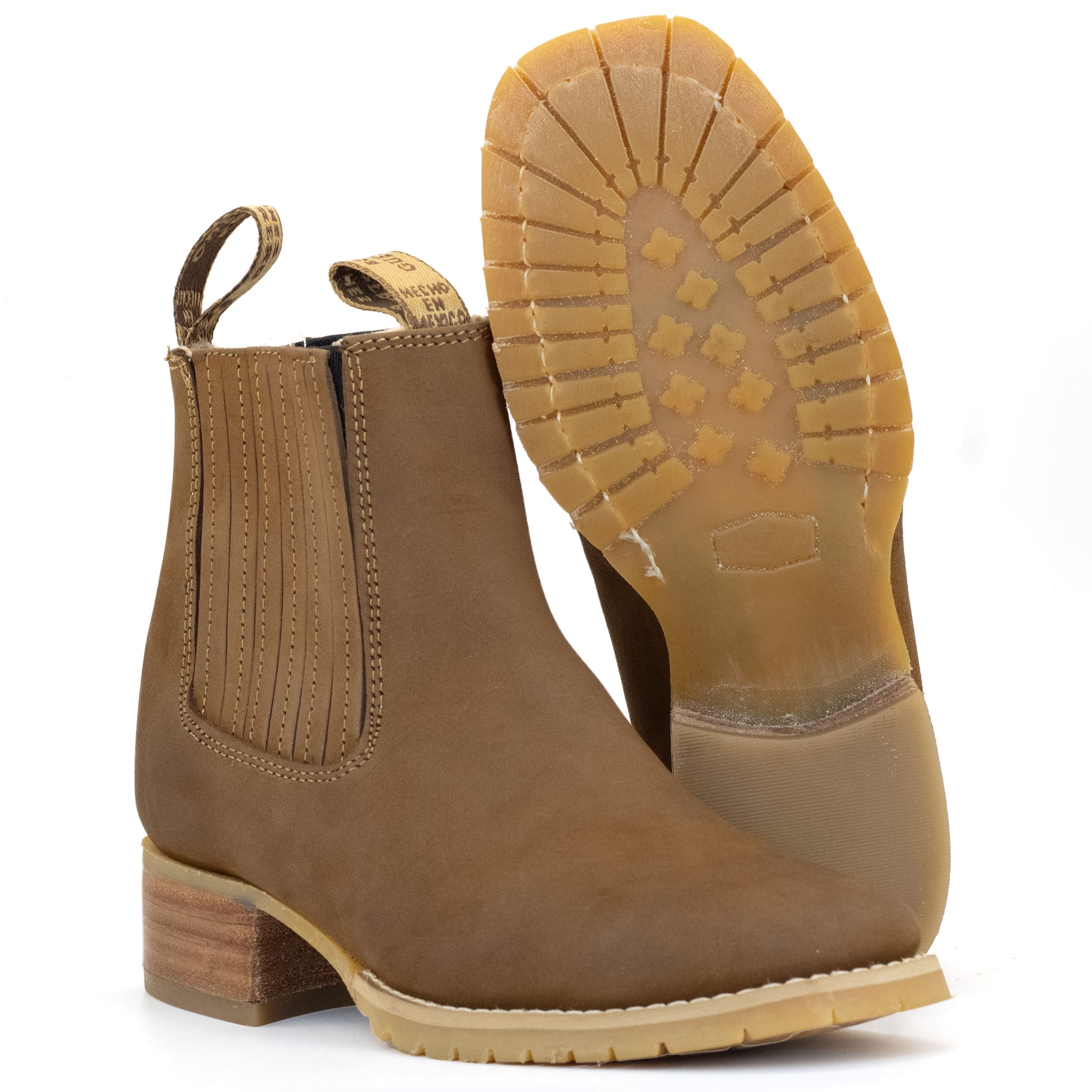 002 BOTIN GUERRERO CUADRADO NOBUCK ORO