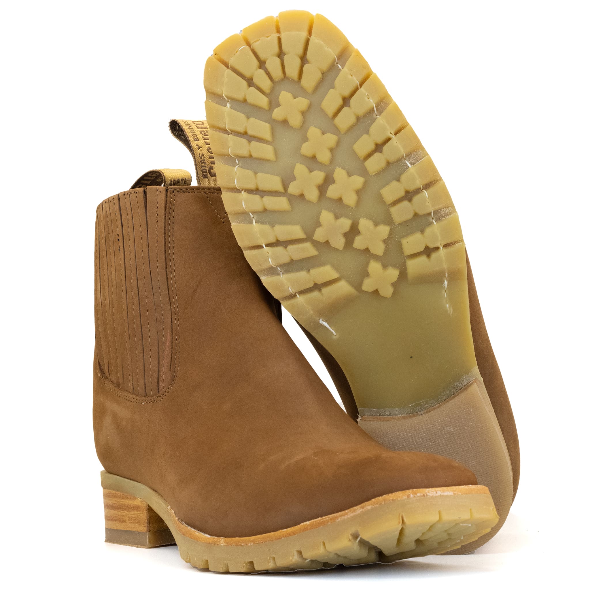 002 BOTIN GUERRERO CUADRADO NOBUCK ORO