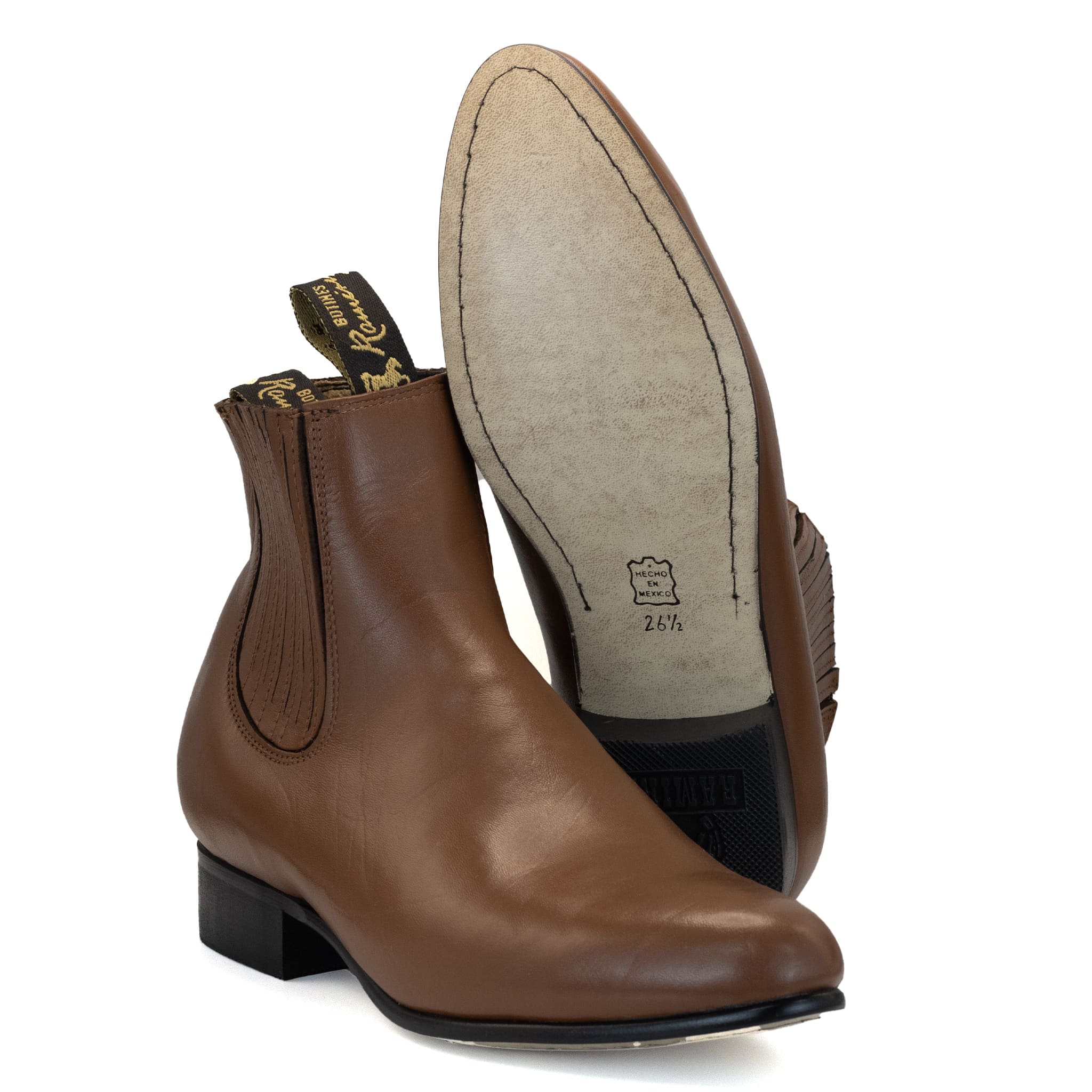 BOTIN RAMÍREZ CHARRO DE PIEL CON SUELA DE NEOLITE MIEL