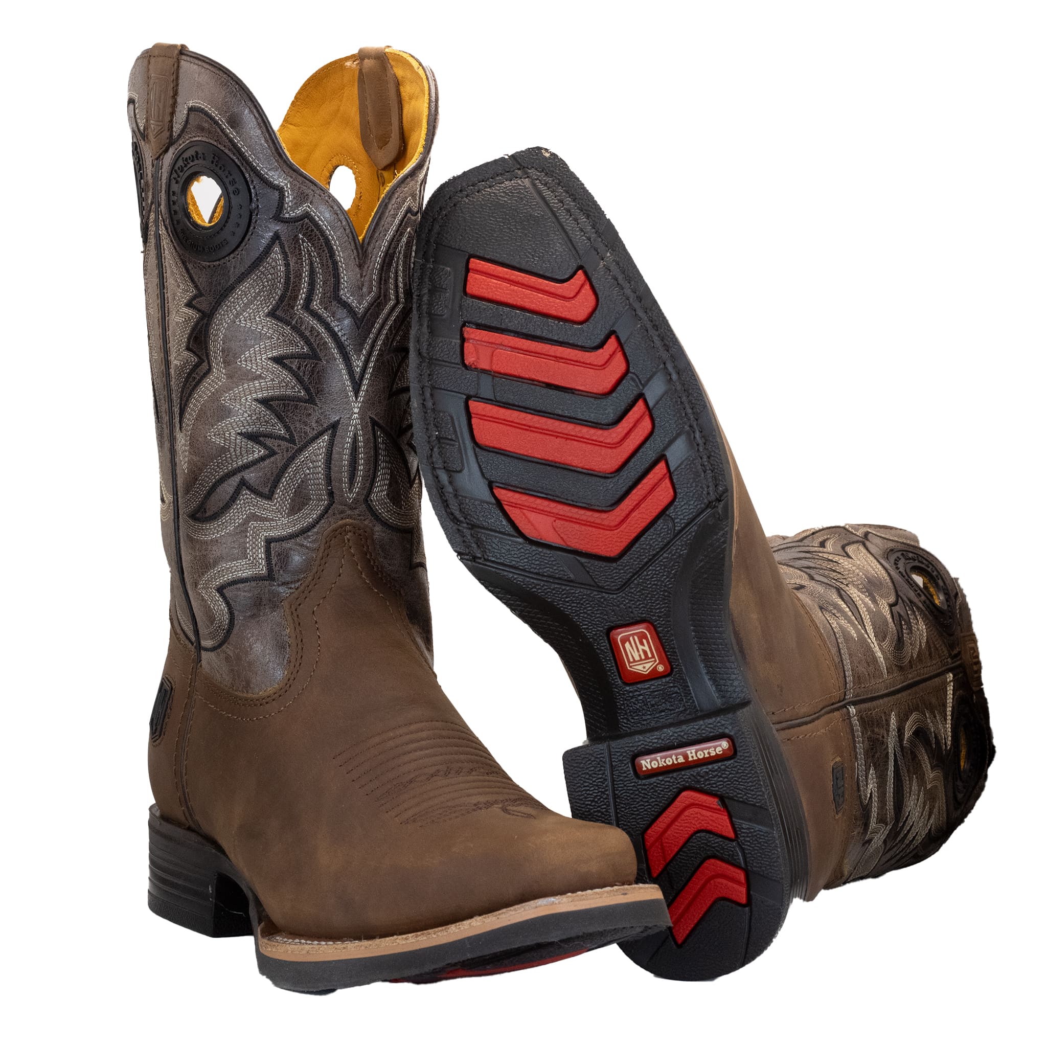 BOTA VAQUERA NOKOTA HORSE HORMA RODEO MIEL