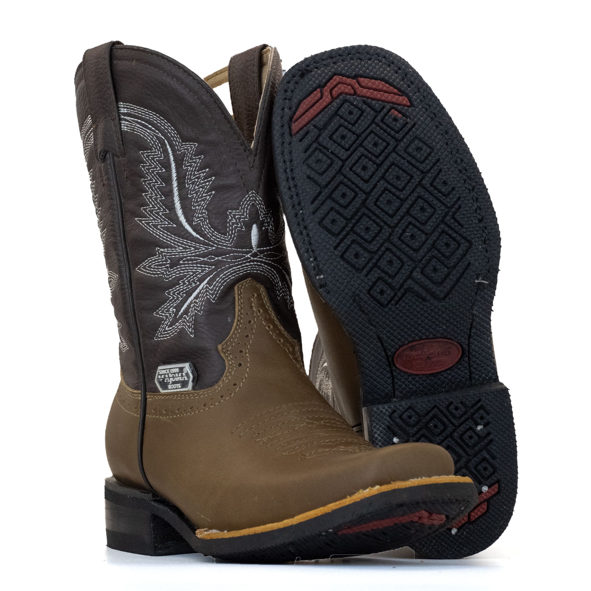 BOTA MAJOMA VAQUERA HORMA CUADRADA TABACO
