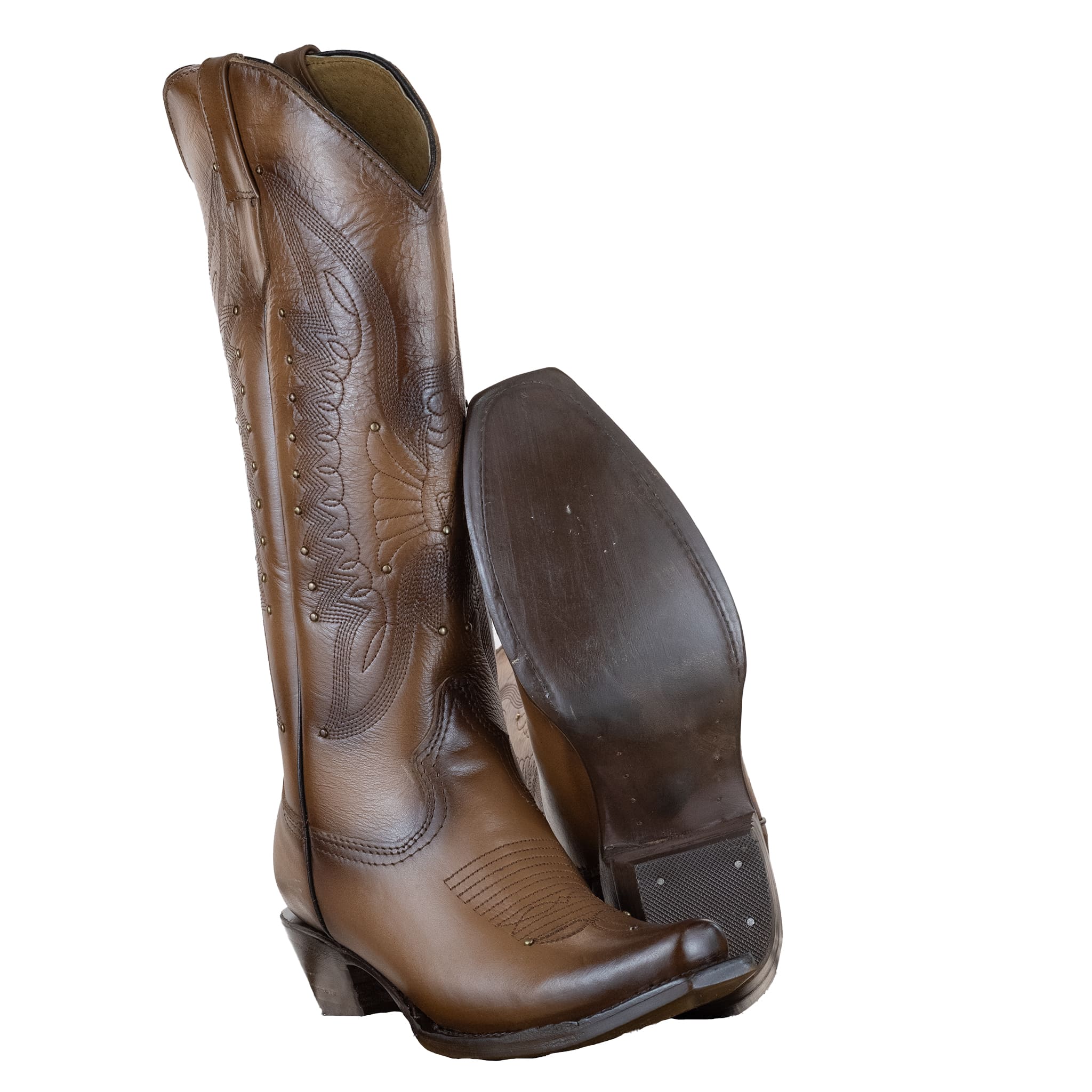 BOTA URIBES VAQUERA SEMI-PUNTAL MIEL