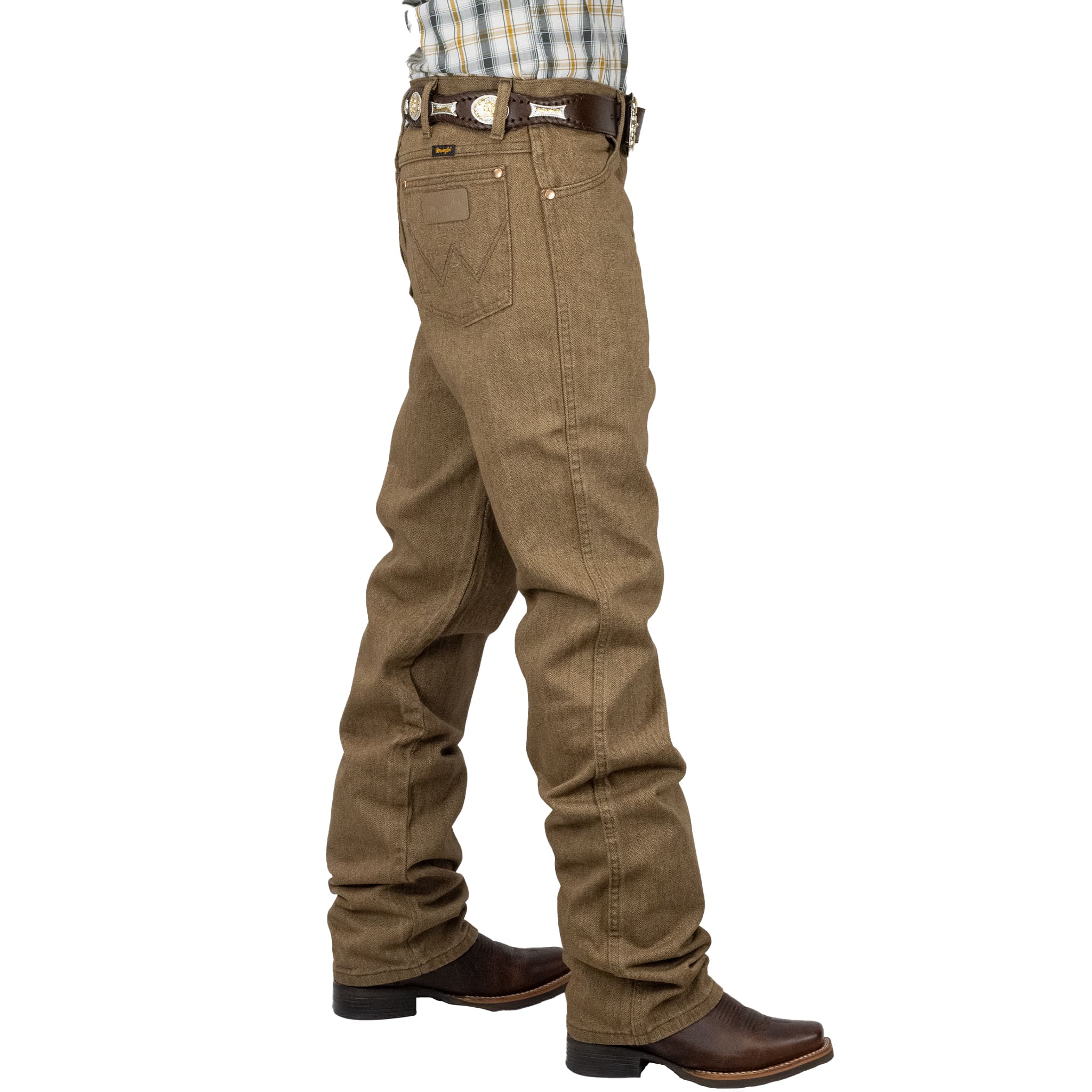 PANTALON WRANGLER SLIM-FIT ORO