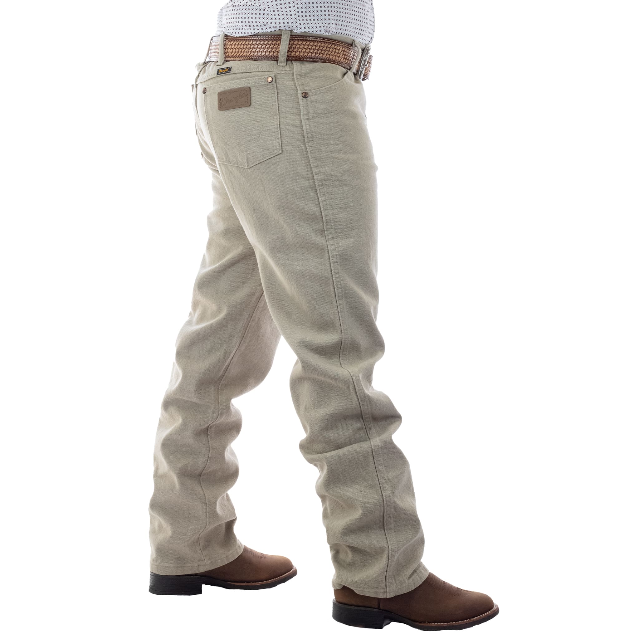 PANTALON WRANGLER SLIM-FIT BEIGE