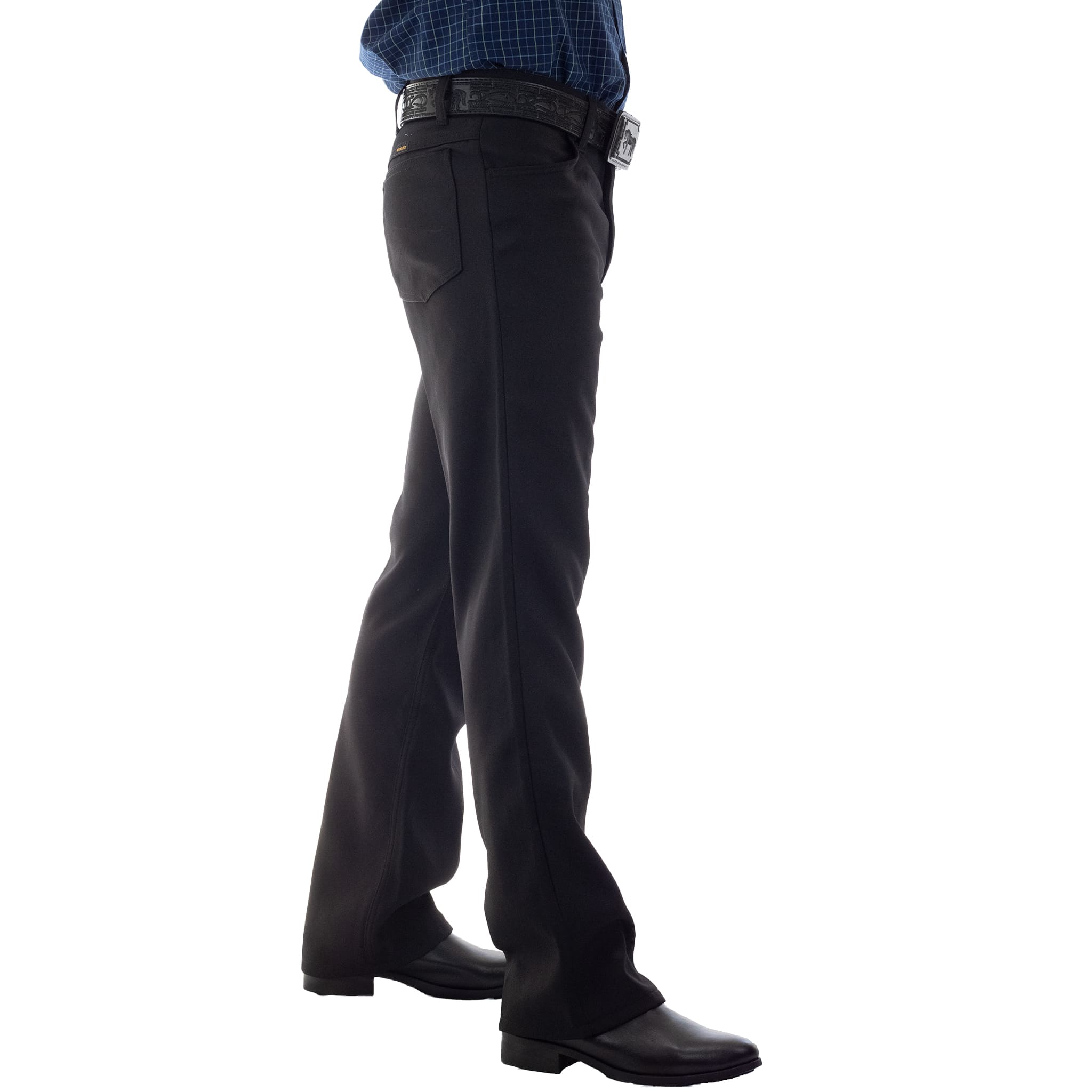 002 (45) PANTALON WRANGLER DE POLIESTER NEGRO