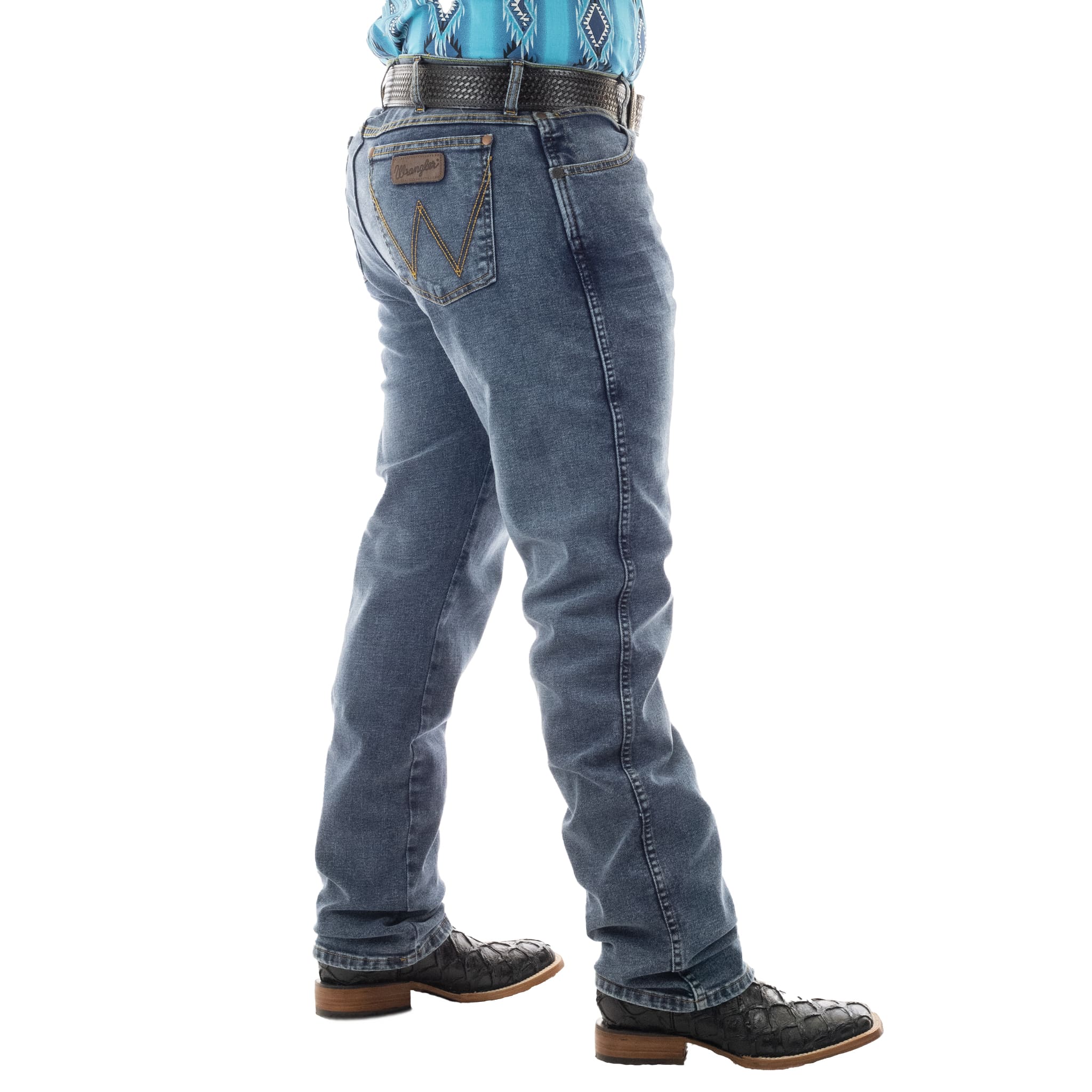 002 (47) PANTALON WRANGLER 038 AZUL