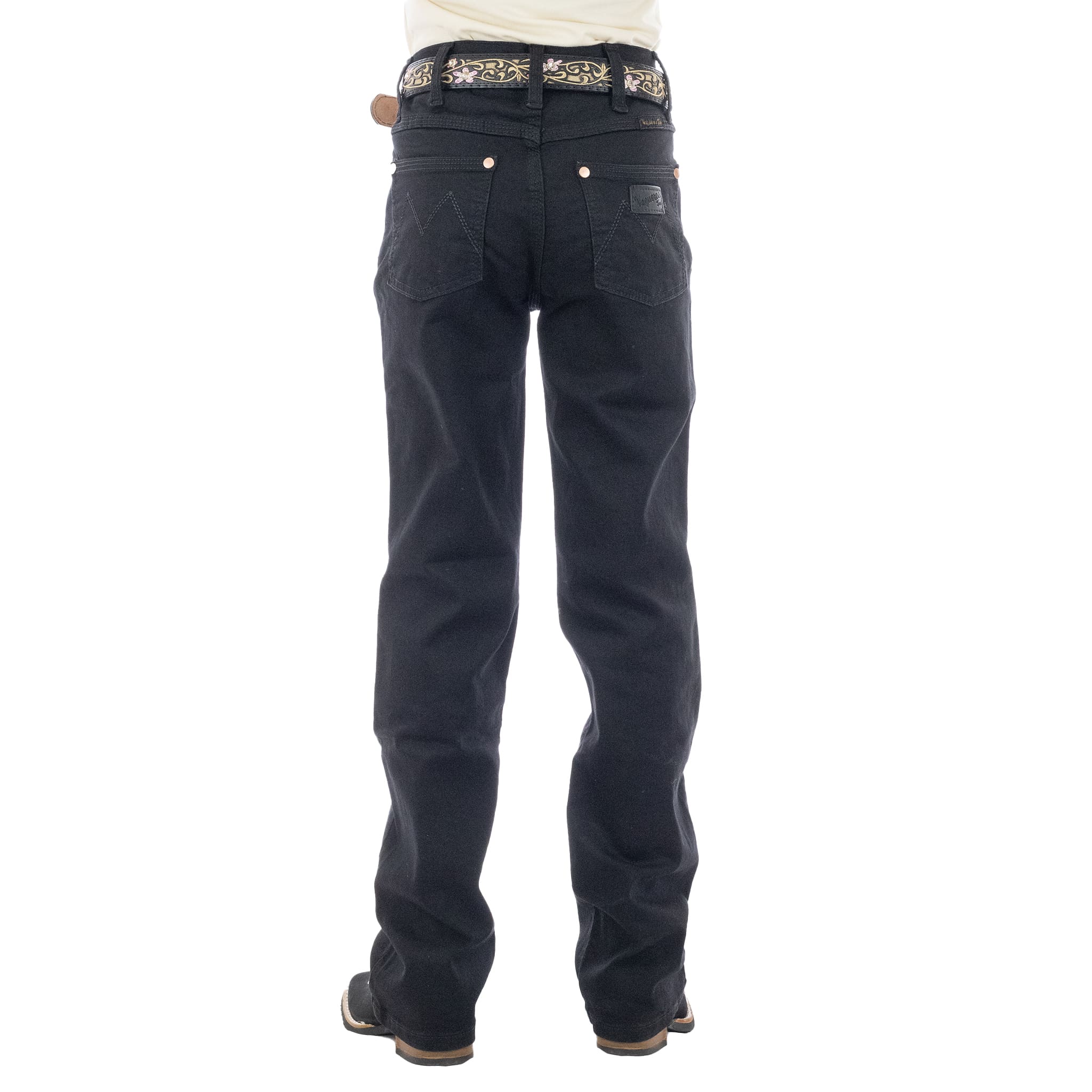 003 (11) PANTALON VAQUEROS TEX JUVENIL NEGRO