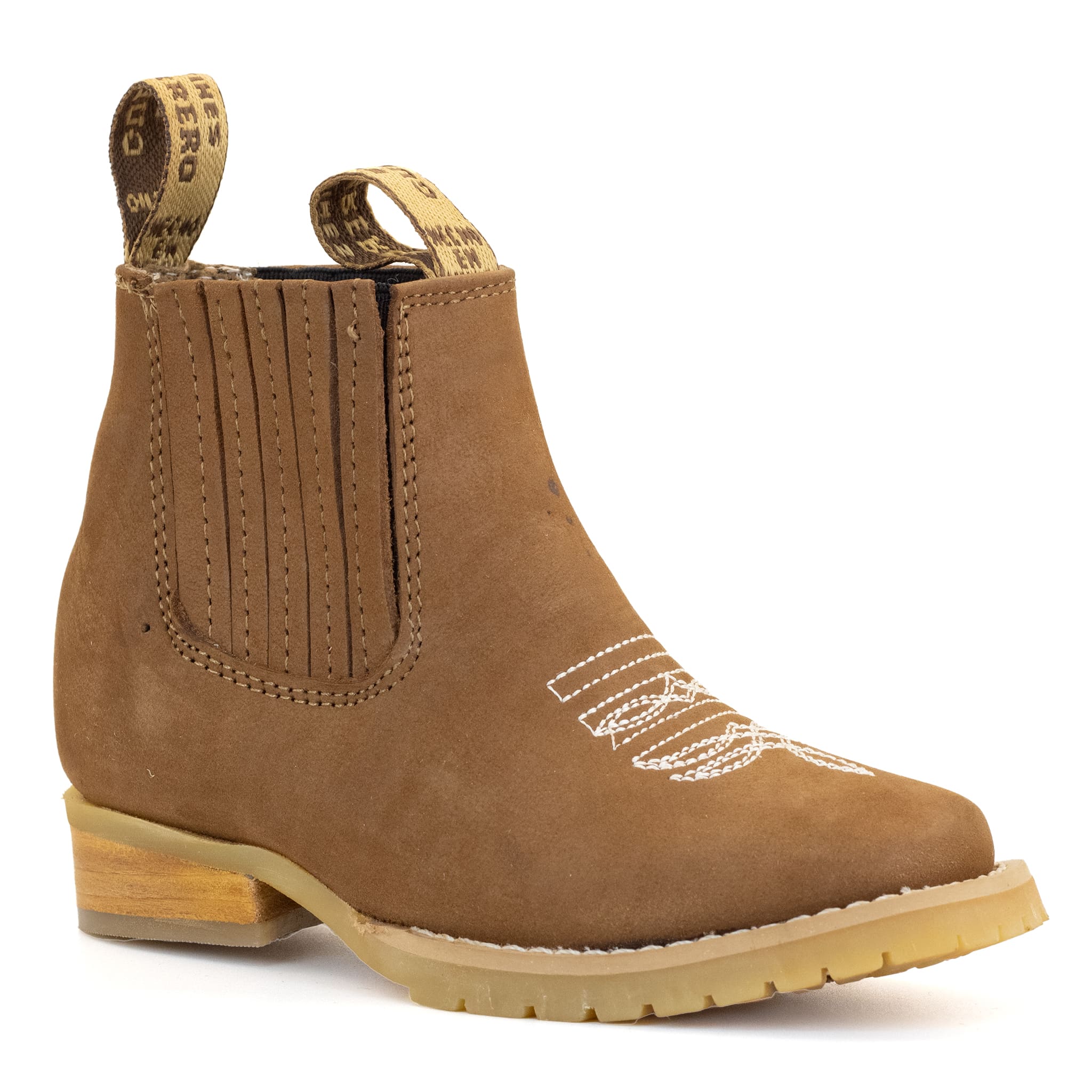BOTIN GUERRERO CUADRADO NOBUCK ORO