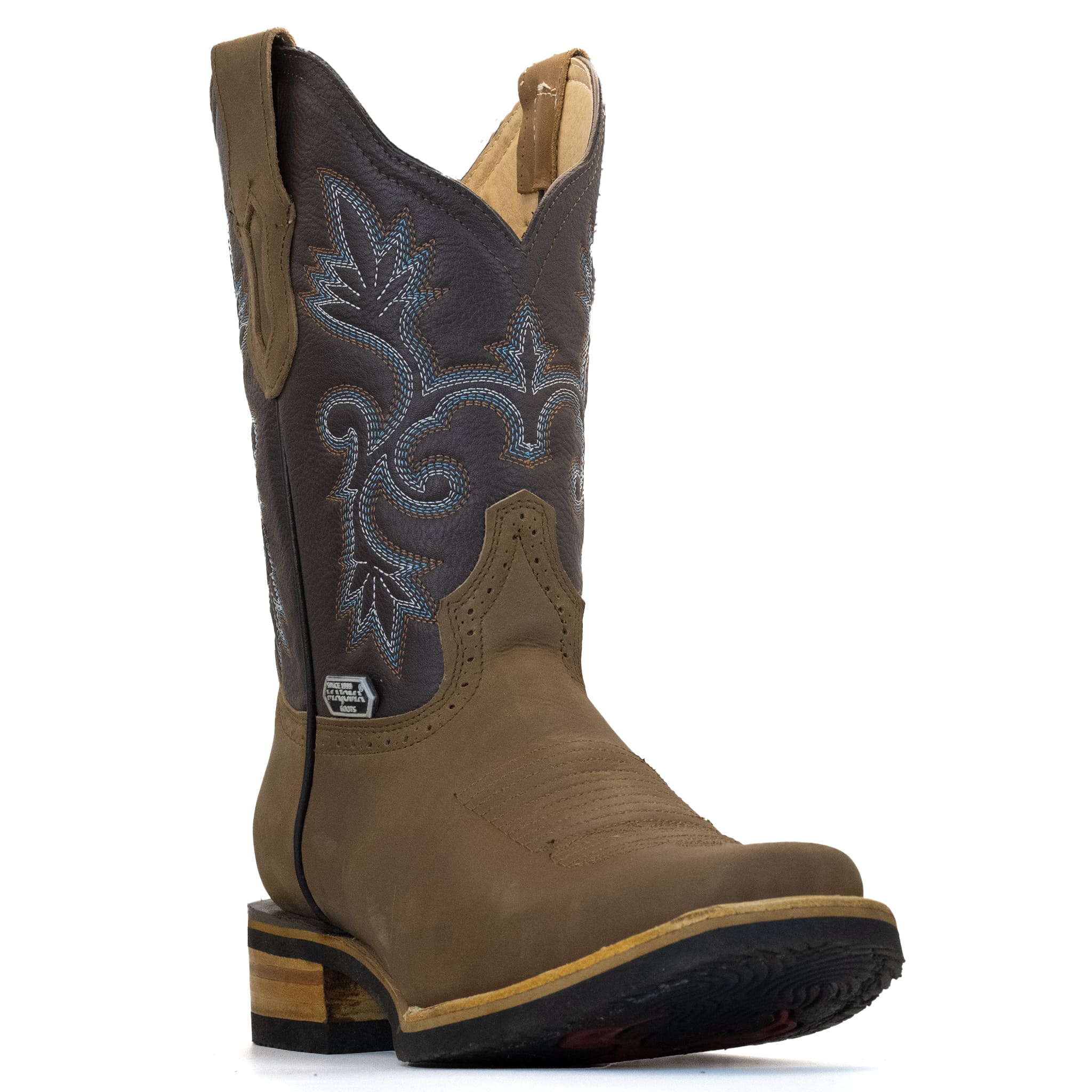 BOTA MAJOMA VAQUERA HORMA CUADRADA TABACO