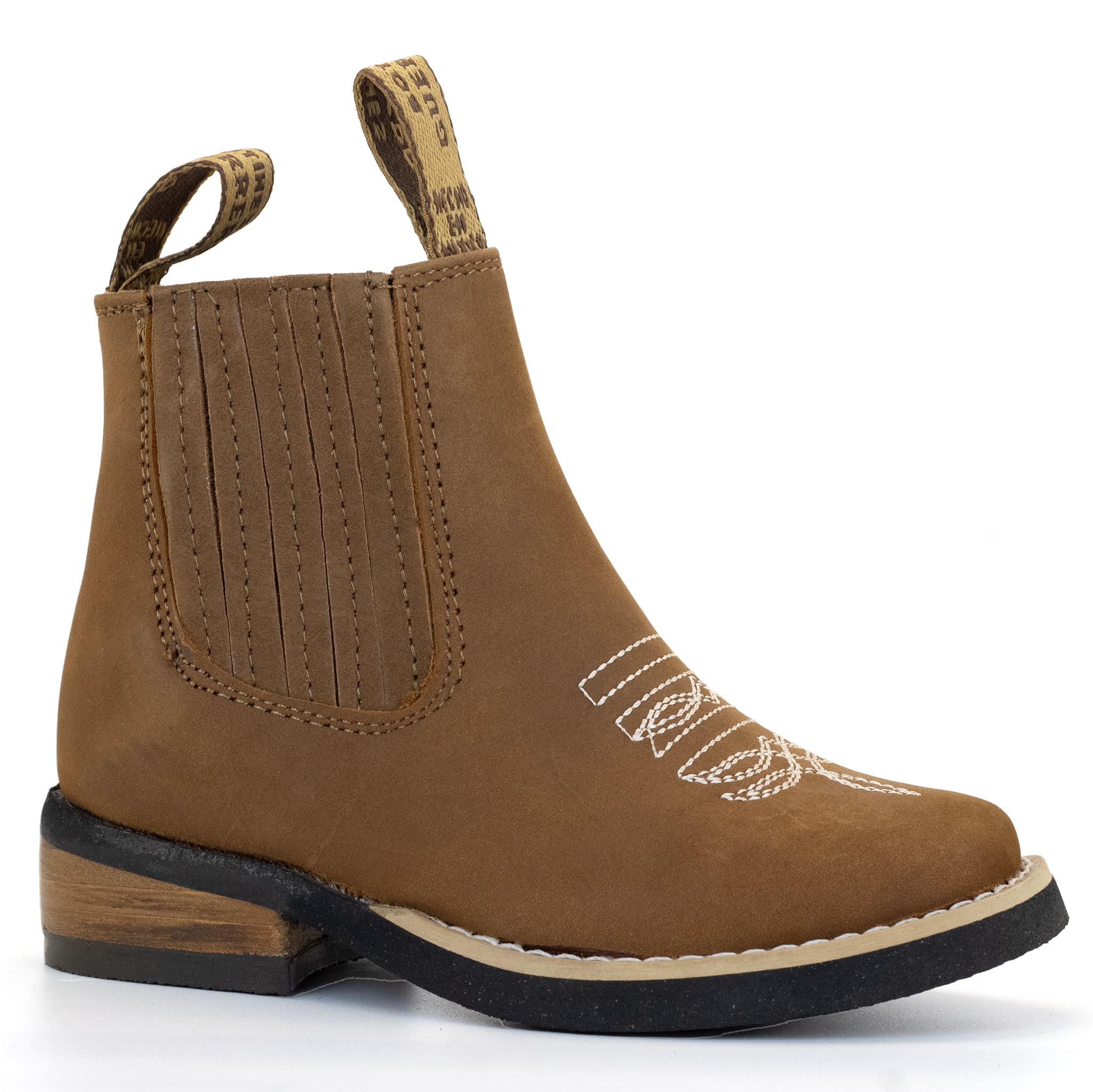 BOTIN GUERRERO CUADRADO NOBUCK ORO
