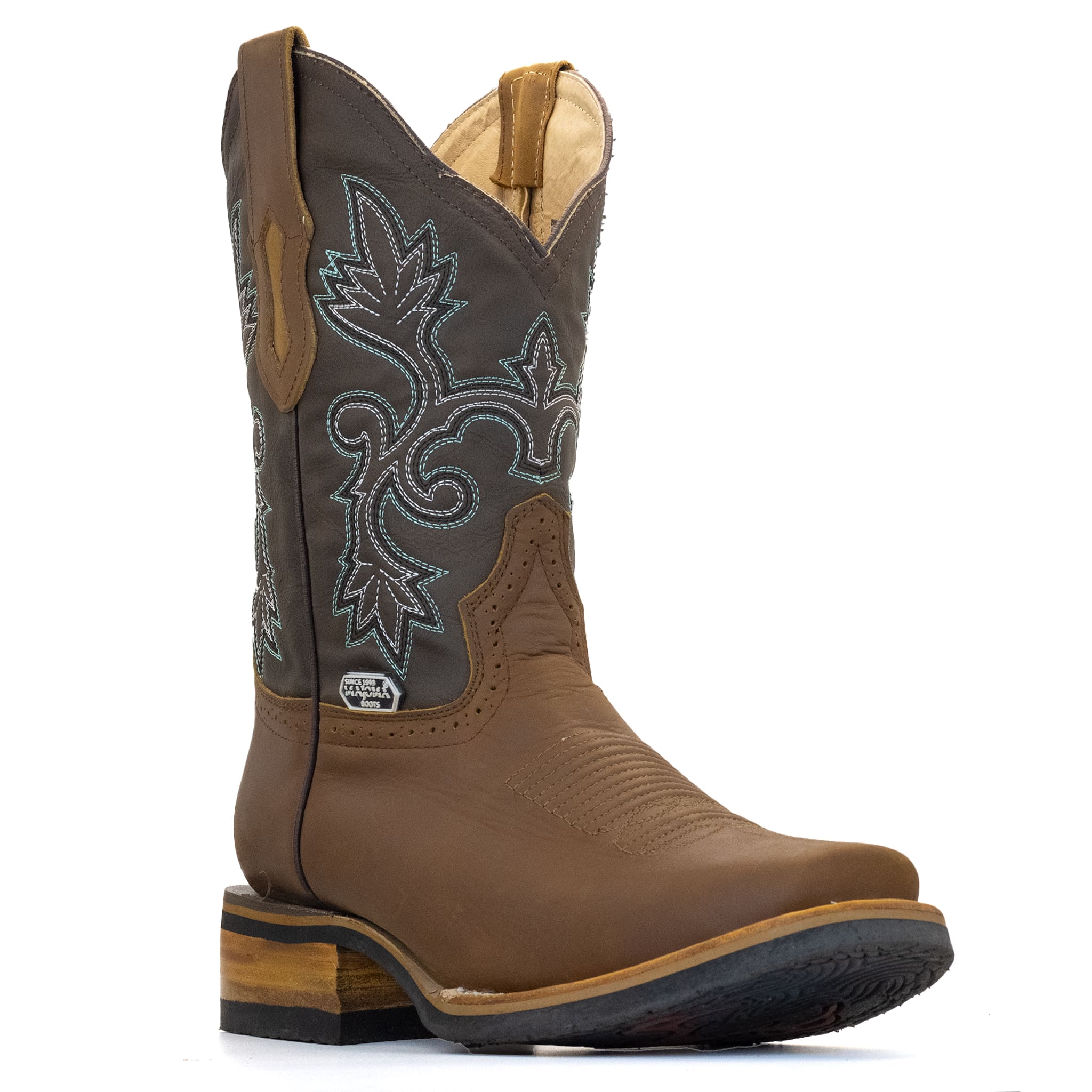 BOTA MAJOMA VAQUERA HORMA CUADRADA MIEL