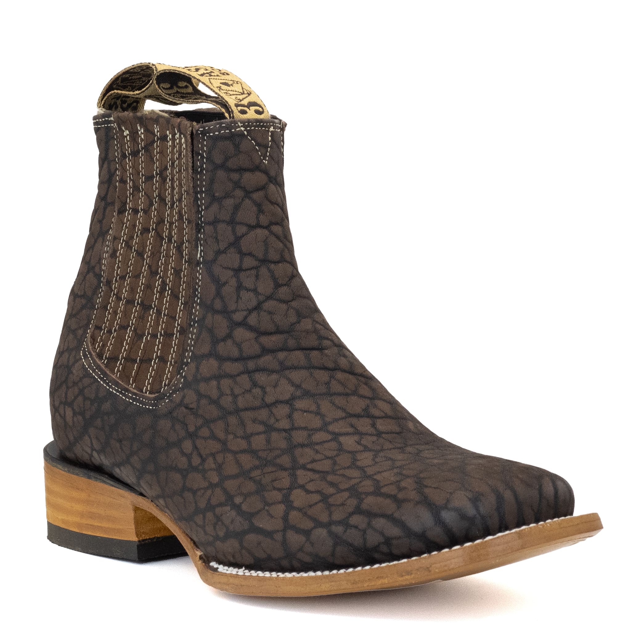 BOTIN VAQUERO SM HORMA RODEO CUELLO DE TORO CAFE