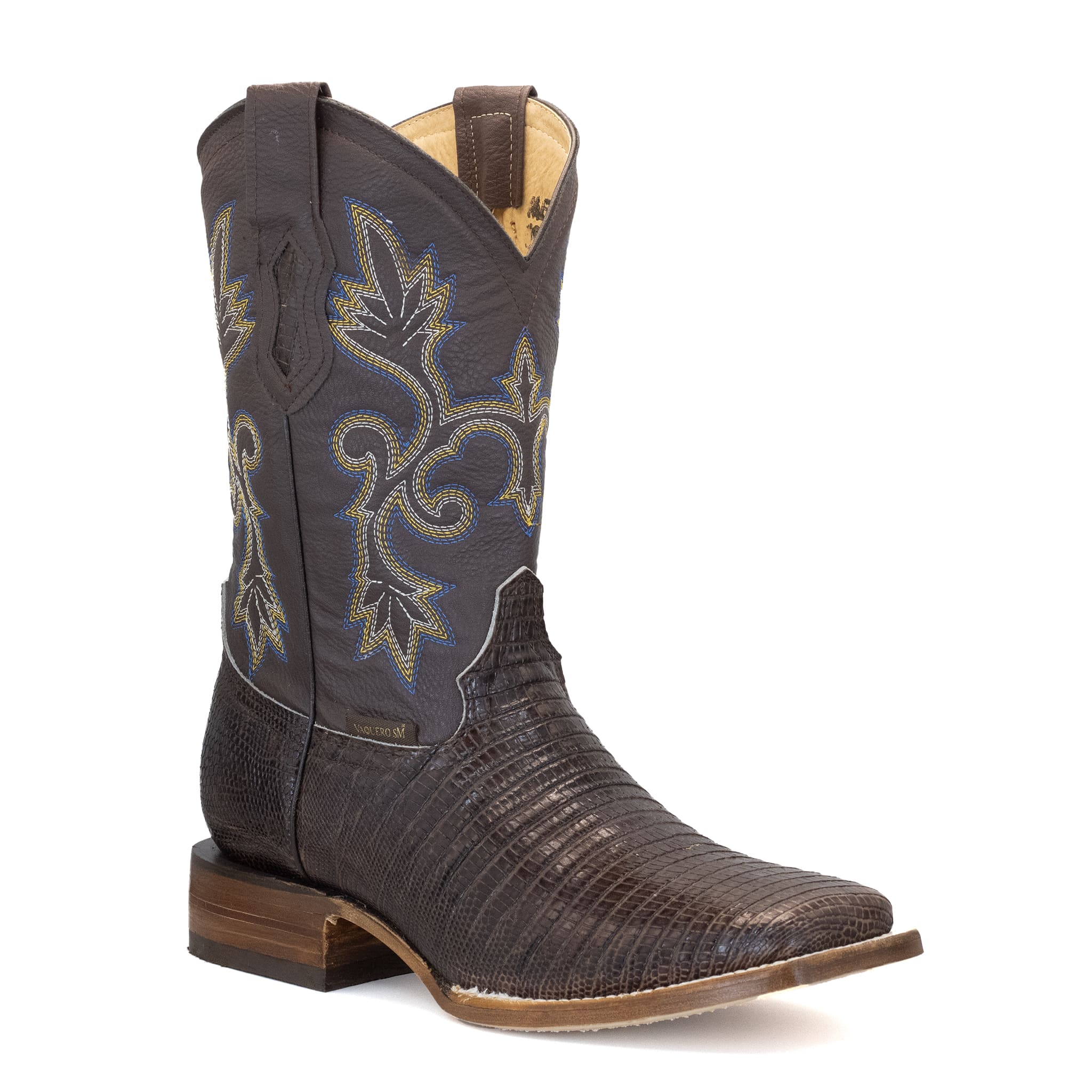 BOTA VAQUERO SM HORMA RODEO IMIT. ARMADILLO CAFE