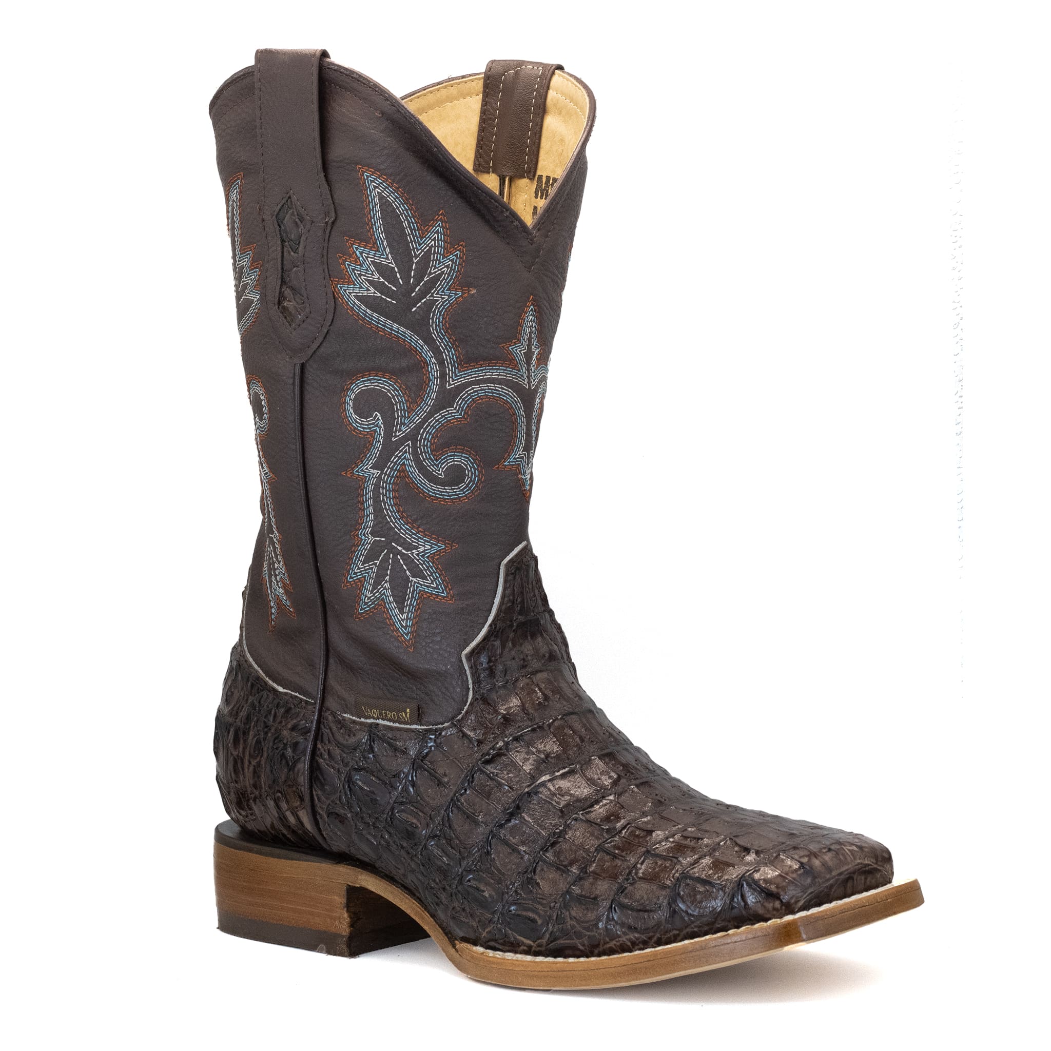 BOTA VAQUERO SM HORMA RODEO IMIT. COCODRILO CAFE