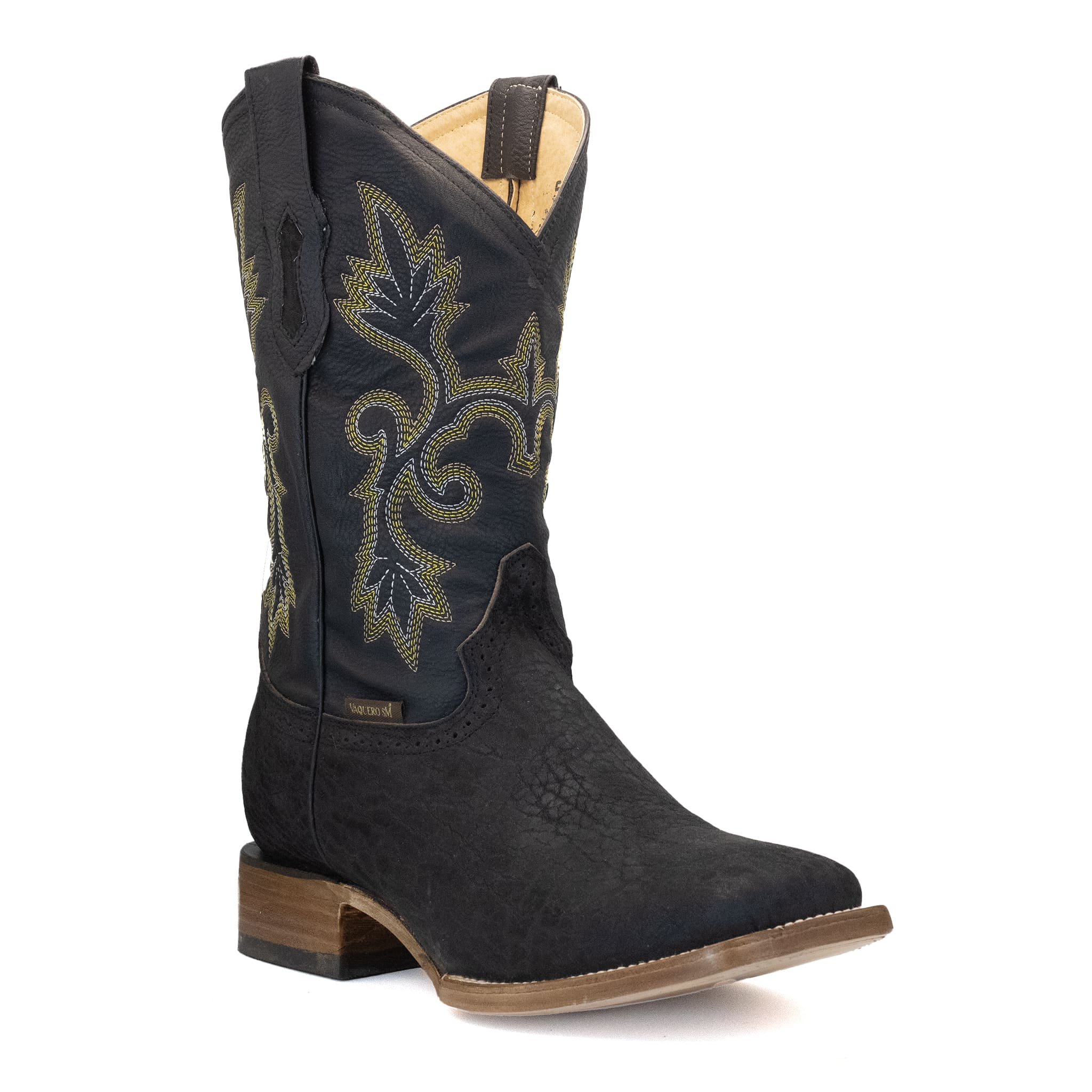 BOTA VAQUERO SM HORMA RODEO IMIT. CUELLO DE TORO NEGRO