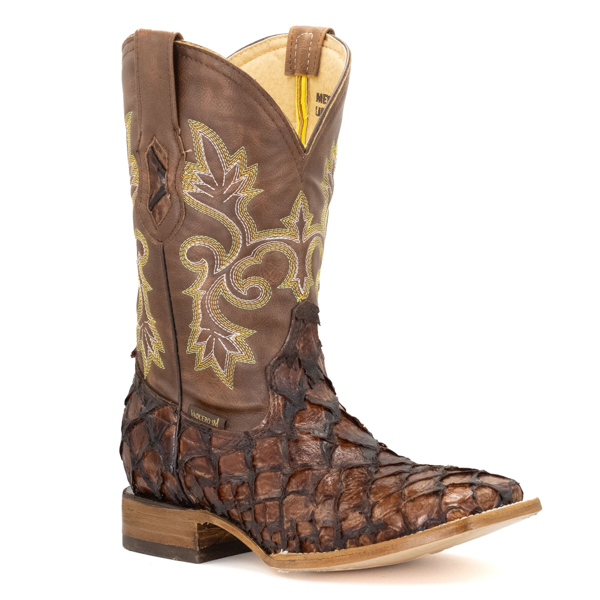 BOTA VAQUERO SM HORMA RODEO IMIT. PESCADO COÑAC