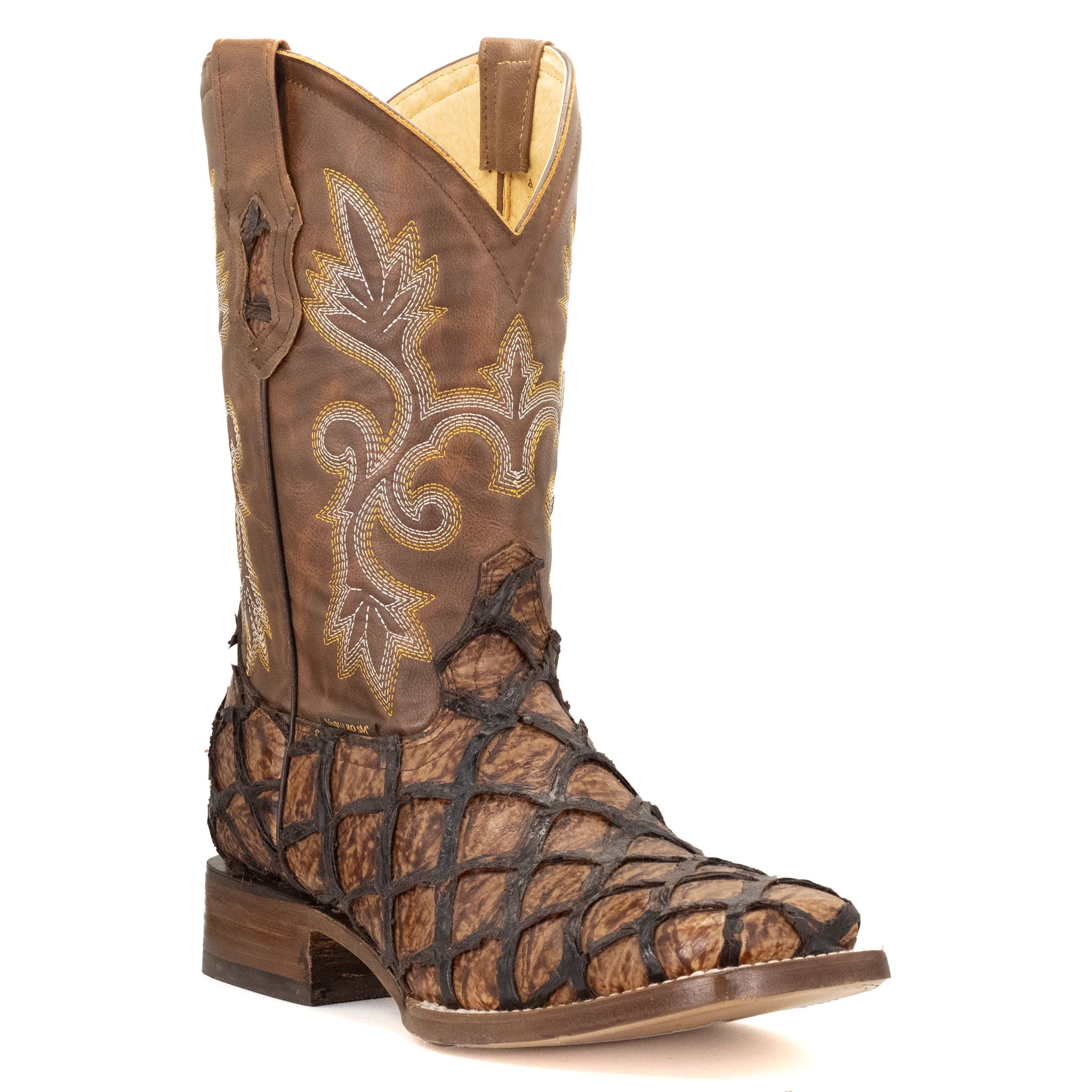BOTA VAQUERO SM HORMA RODEO IMIT. PESCADO COÑAC