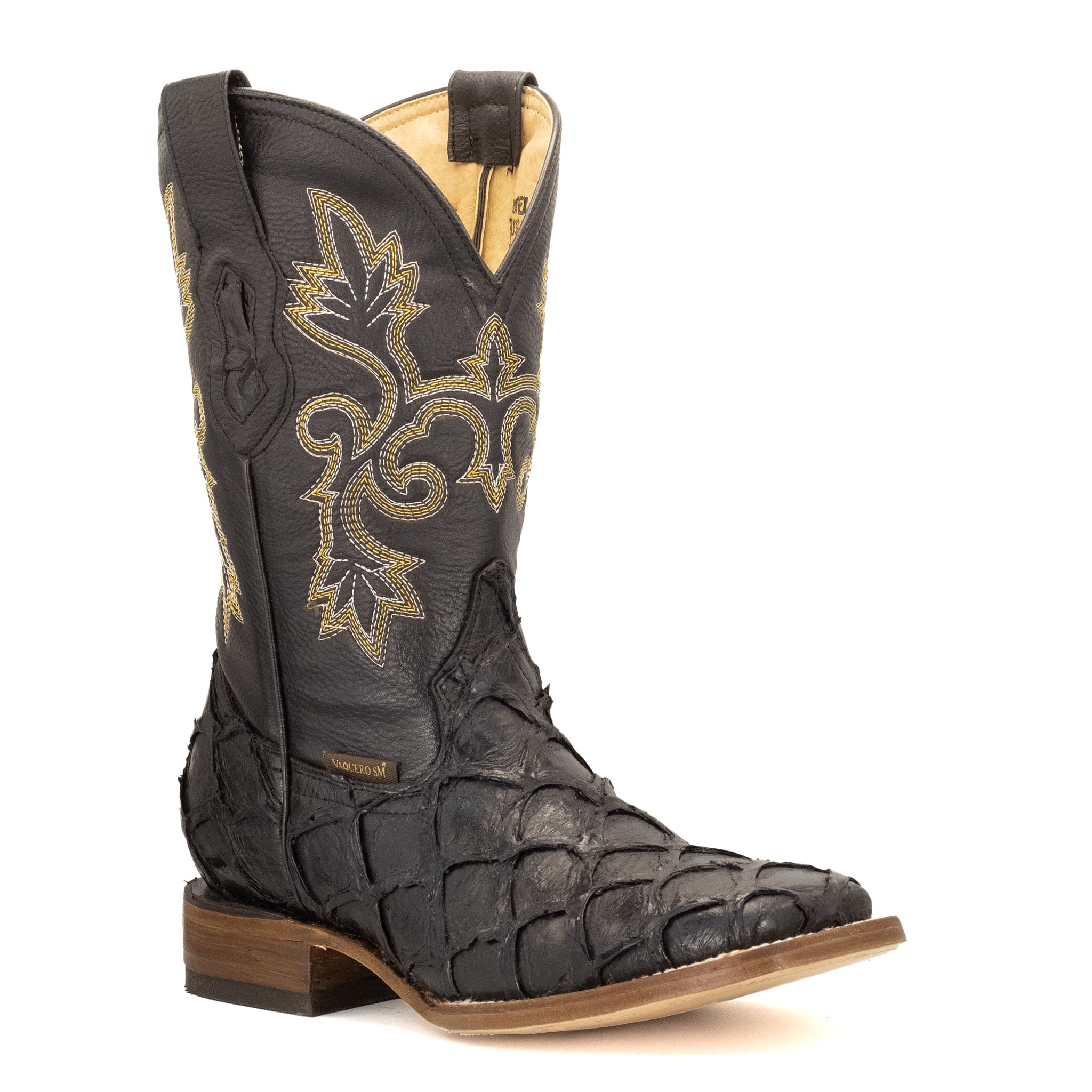 BOTA VAQUERO SM HORMA RODEO IMIT. PESCADO NEGRO