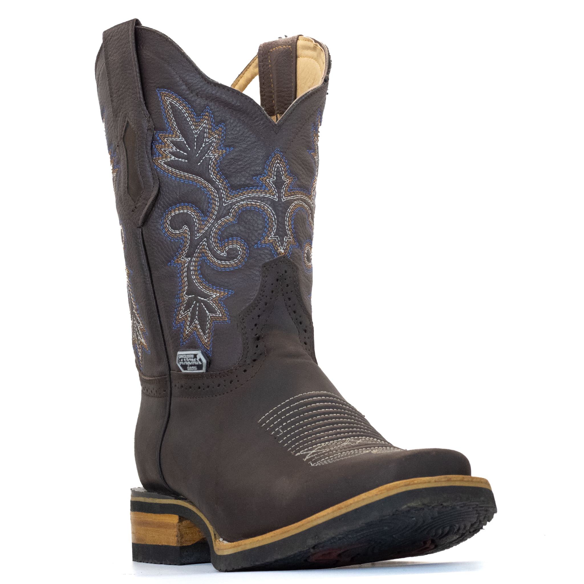 BOTA MAJOMA VAQUERA HORMA CUADRADA CAFE
