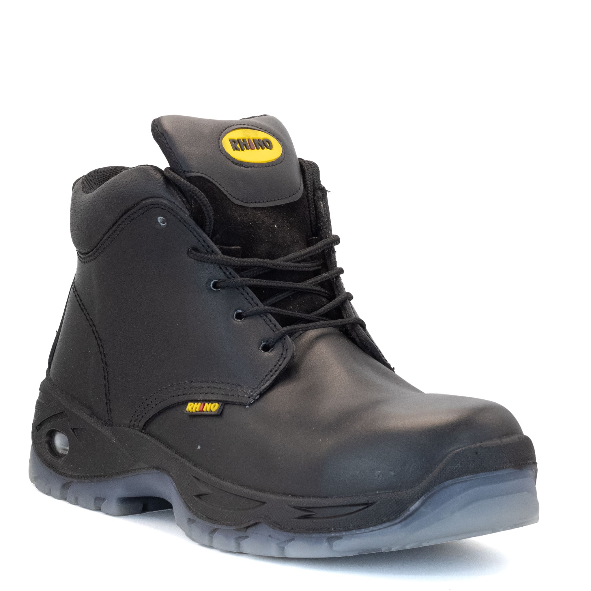 BOTA RHINO TRABAJO CON CASCO NEGRO