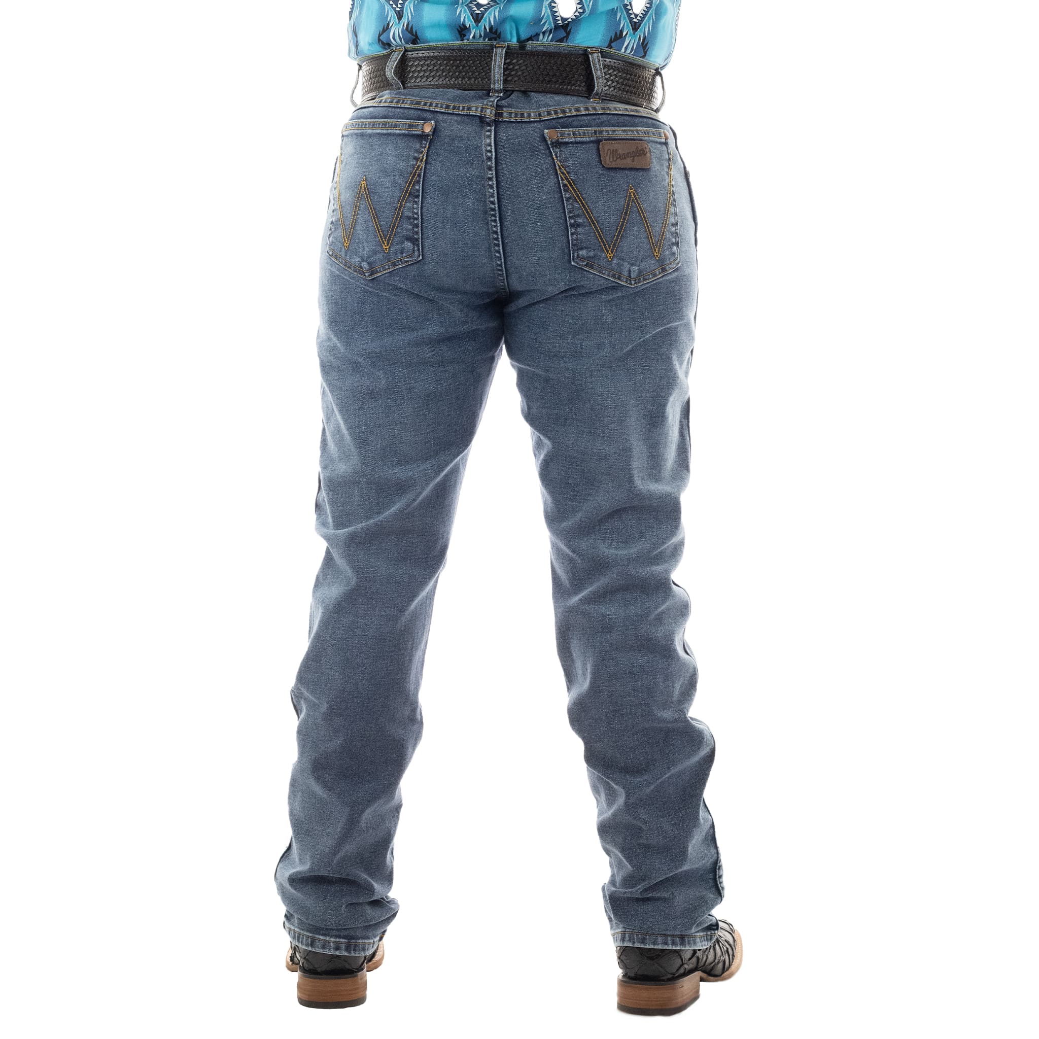 003 (36) PANTALON WRANGLER 038 AZUL