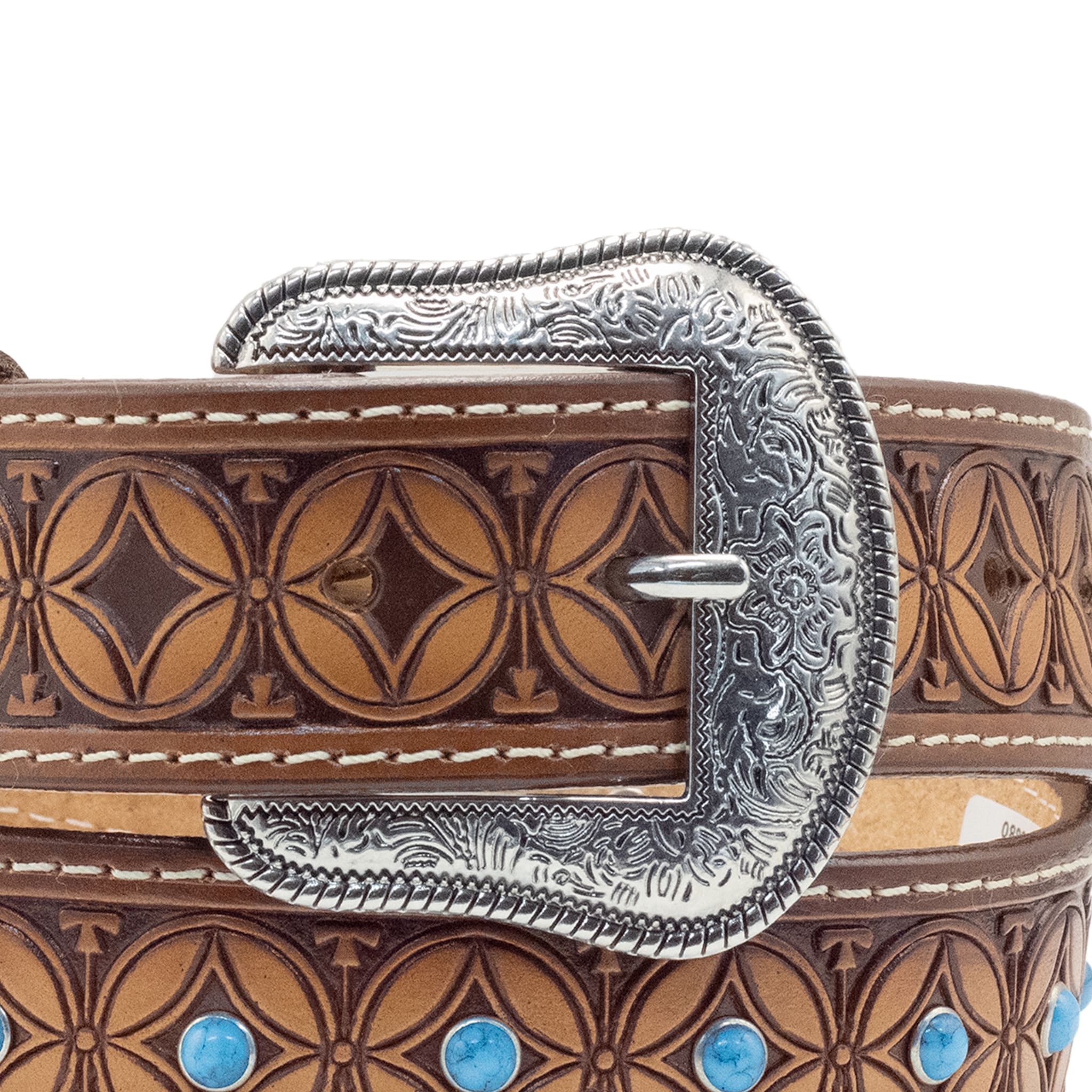 CINTO VAQUERO GRABADO ESTRELLA CAFE