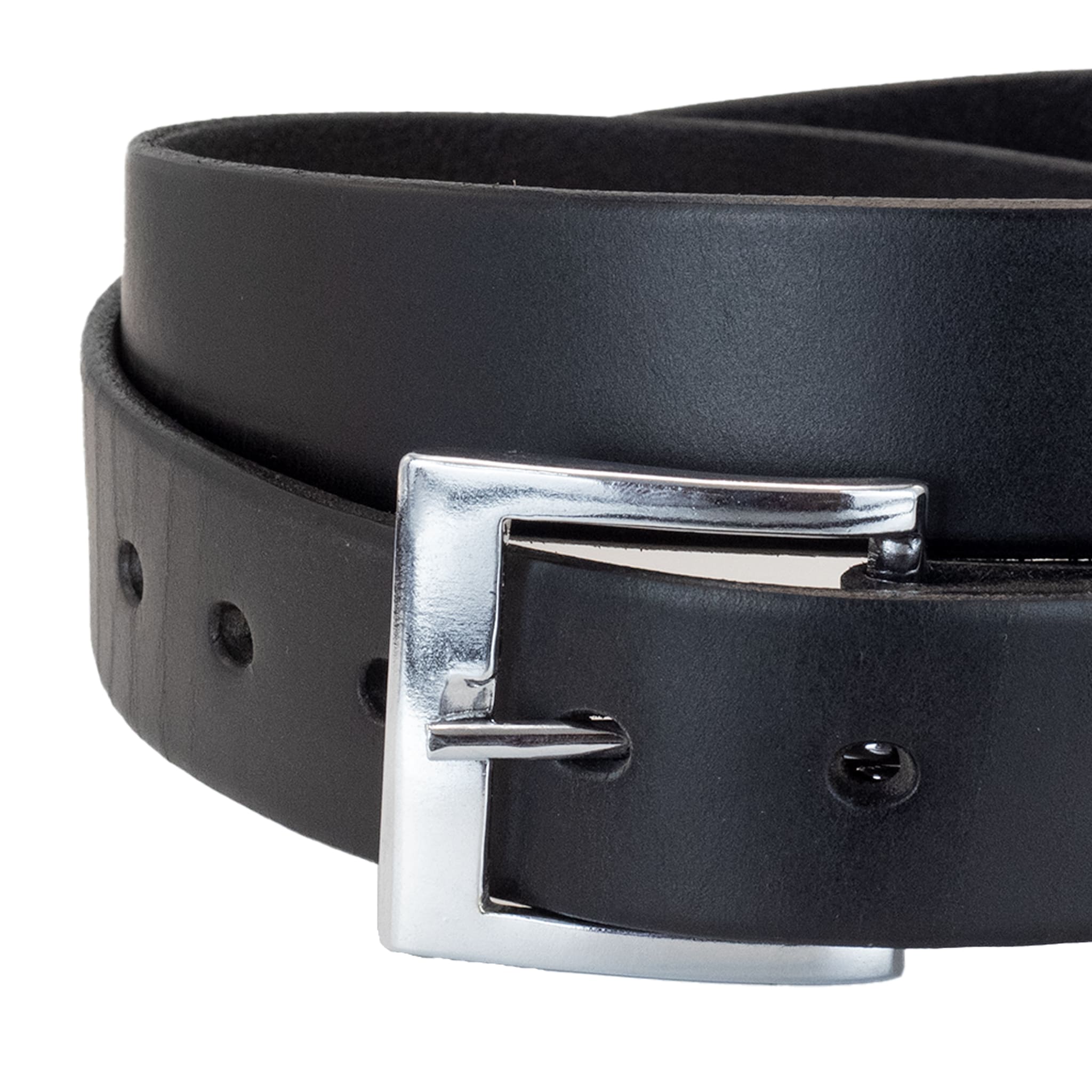 CINTO DE VESTIR 100% DE PIEL NEGRO 35MM