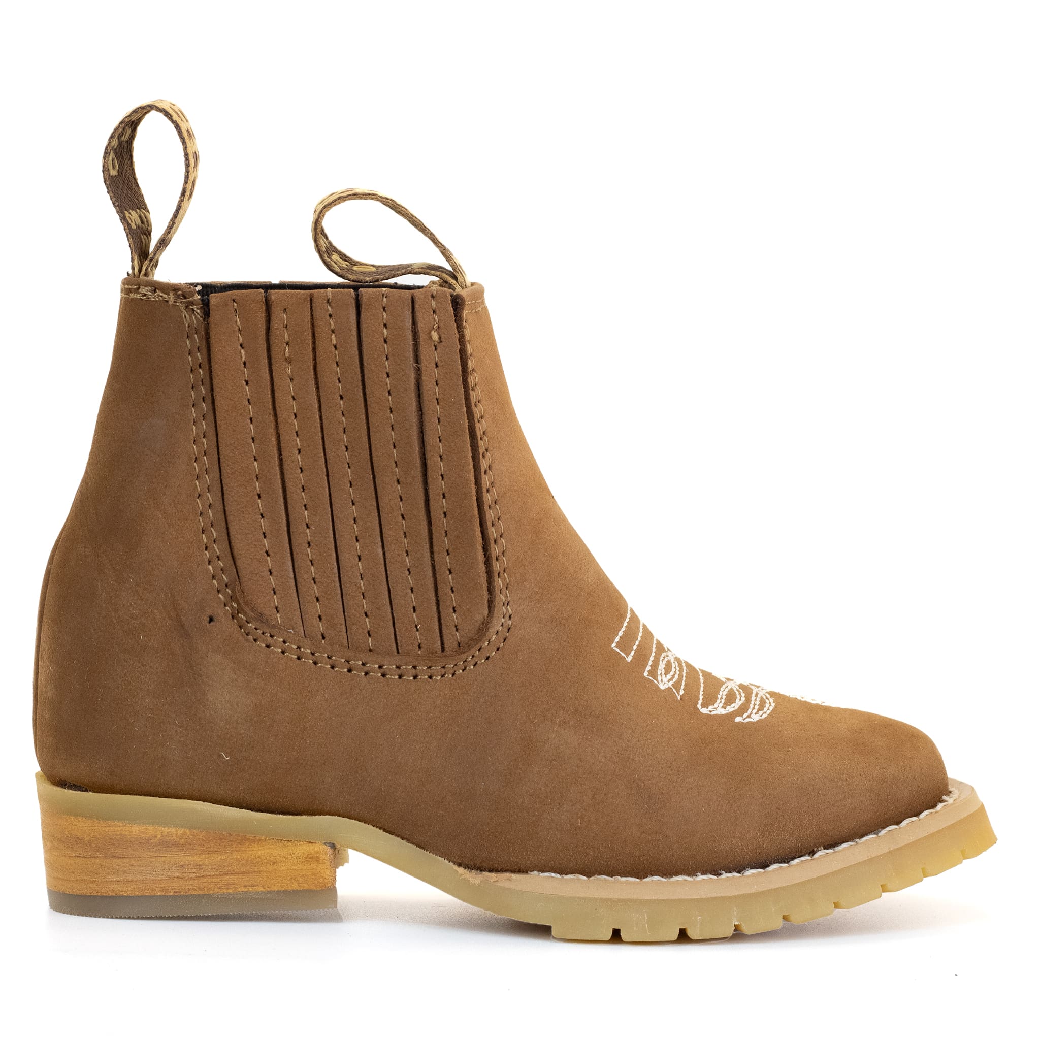 BOTIN GUERRERO CUADRADO NOBUCK ORO