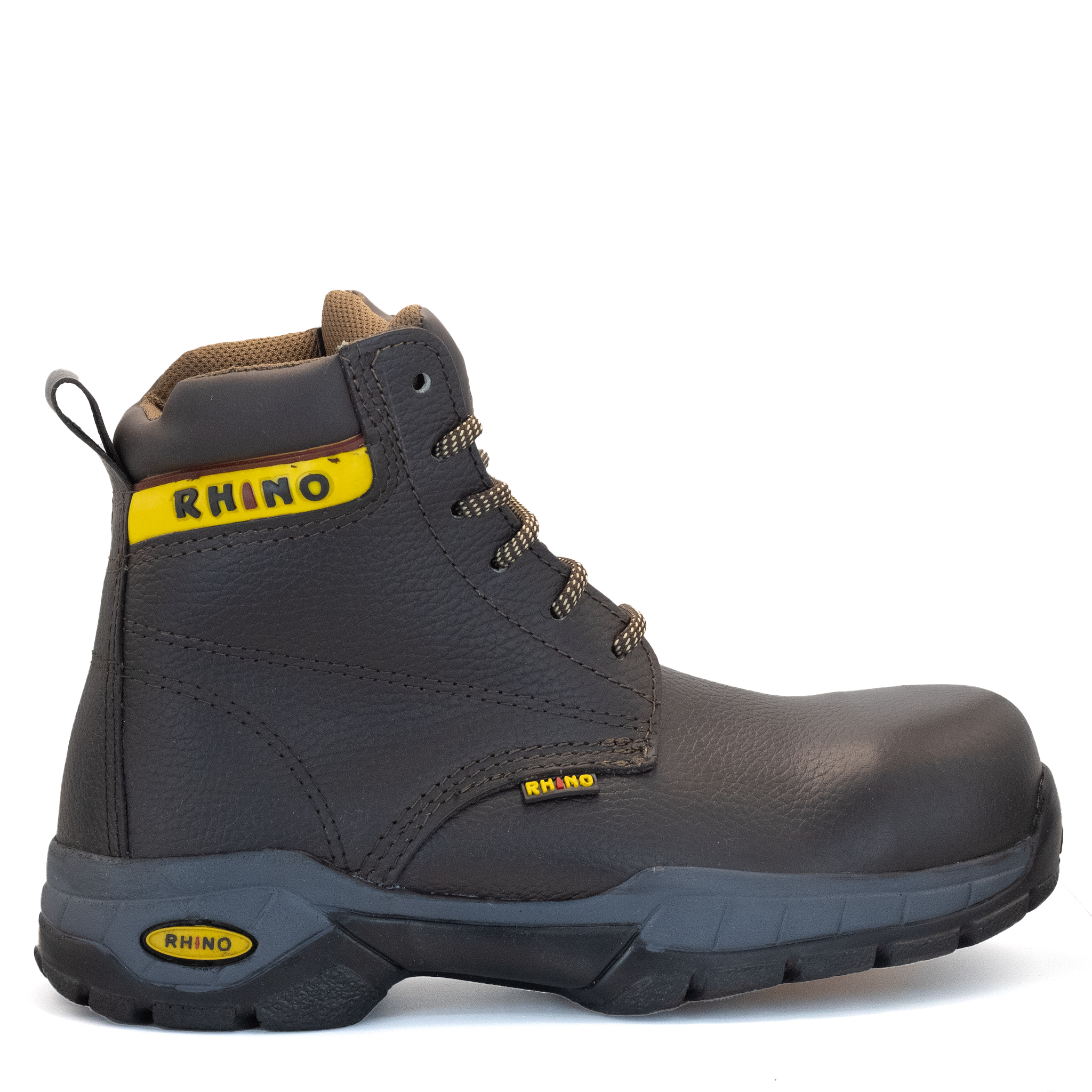 BOTA RHINO TRABAJO CON CASCO CAFE