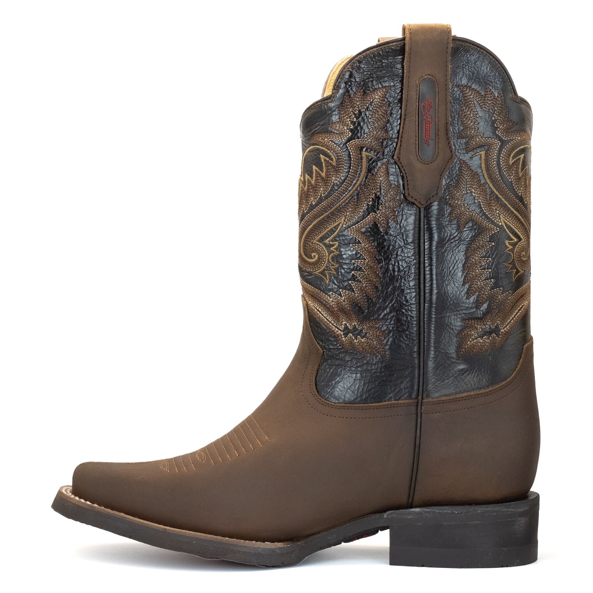 BOTA RIO GRANDE VAQUERA HORMA CUADRADA CAFE