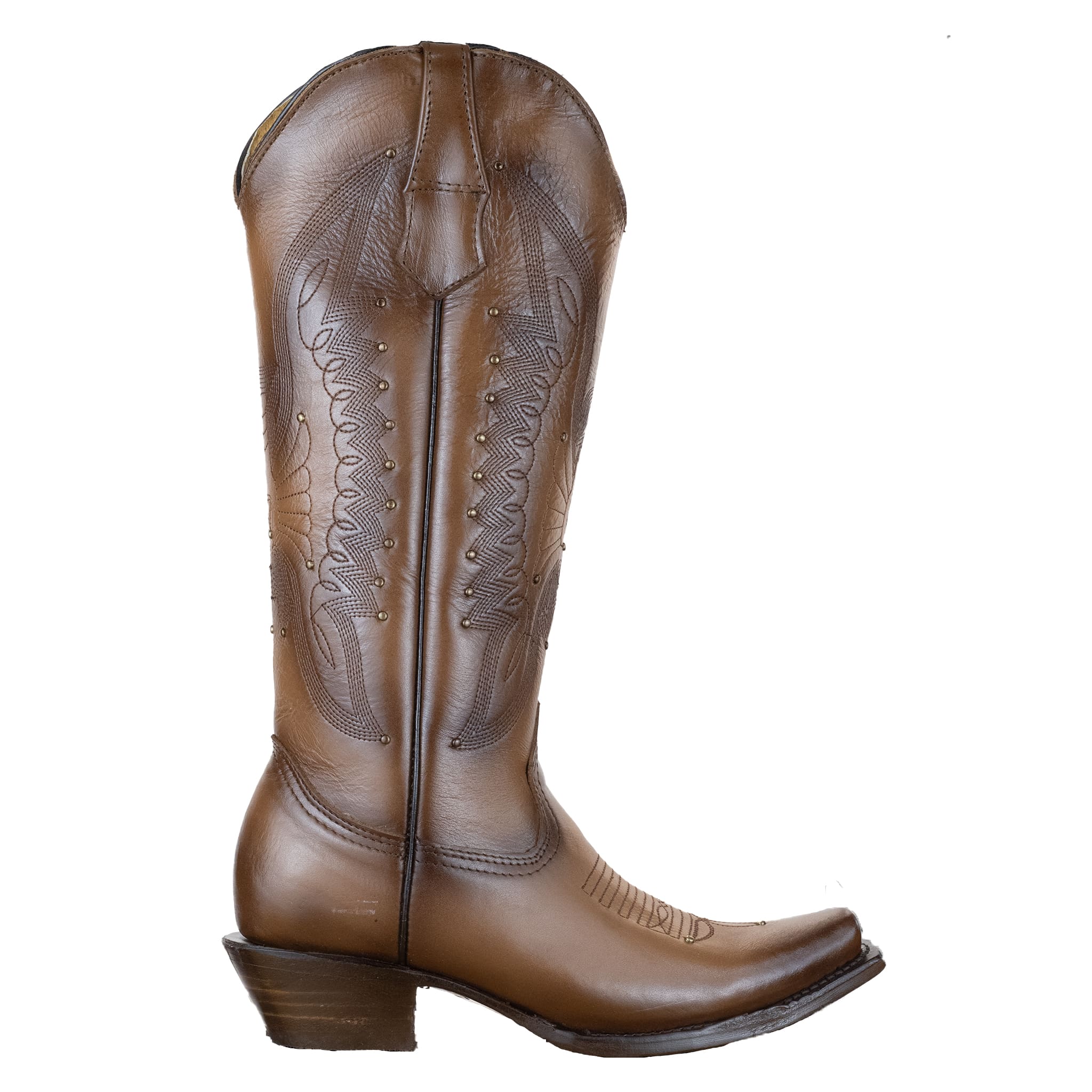 BOTA URIBES VAQUERA SEMI-PUNTAL MIEL