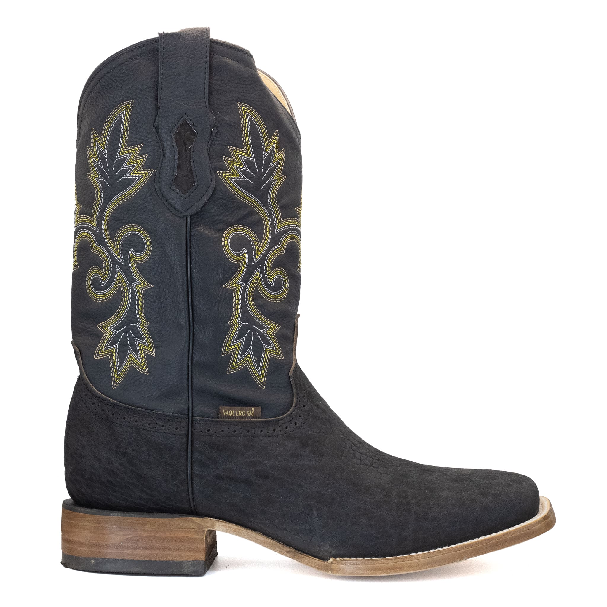 BOTA VAQUERO SM HORMA RODEO IMIT. CUELLO DE TORO NEGRO