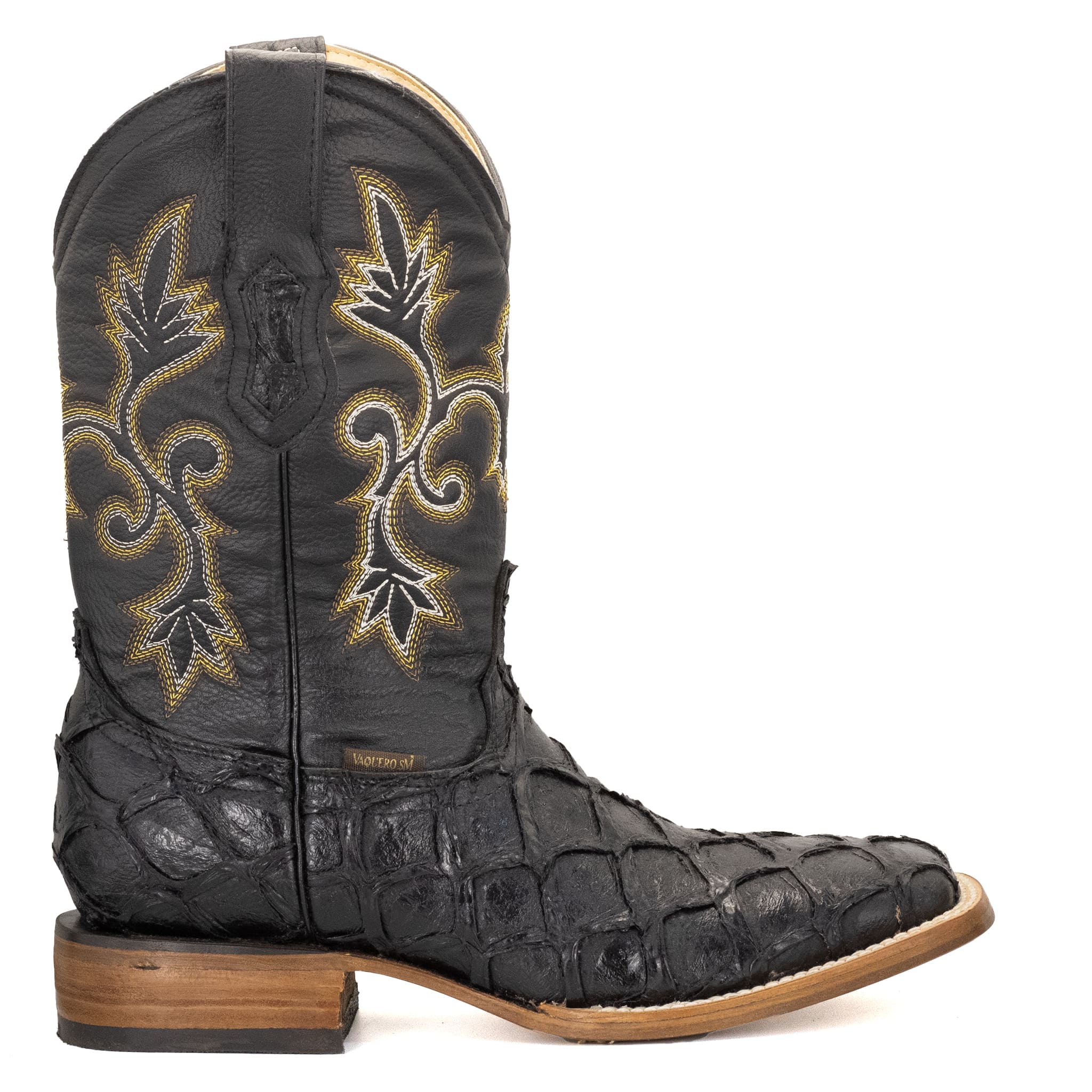 BOTA VAQUERO SM HORMA RODEO IMIT. PESCADO NEGRO.