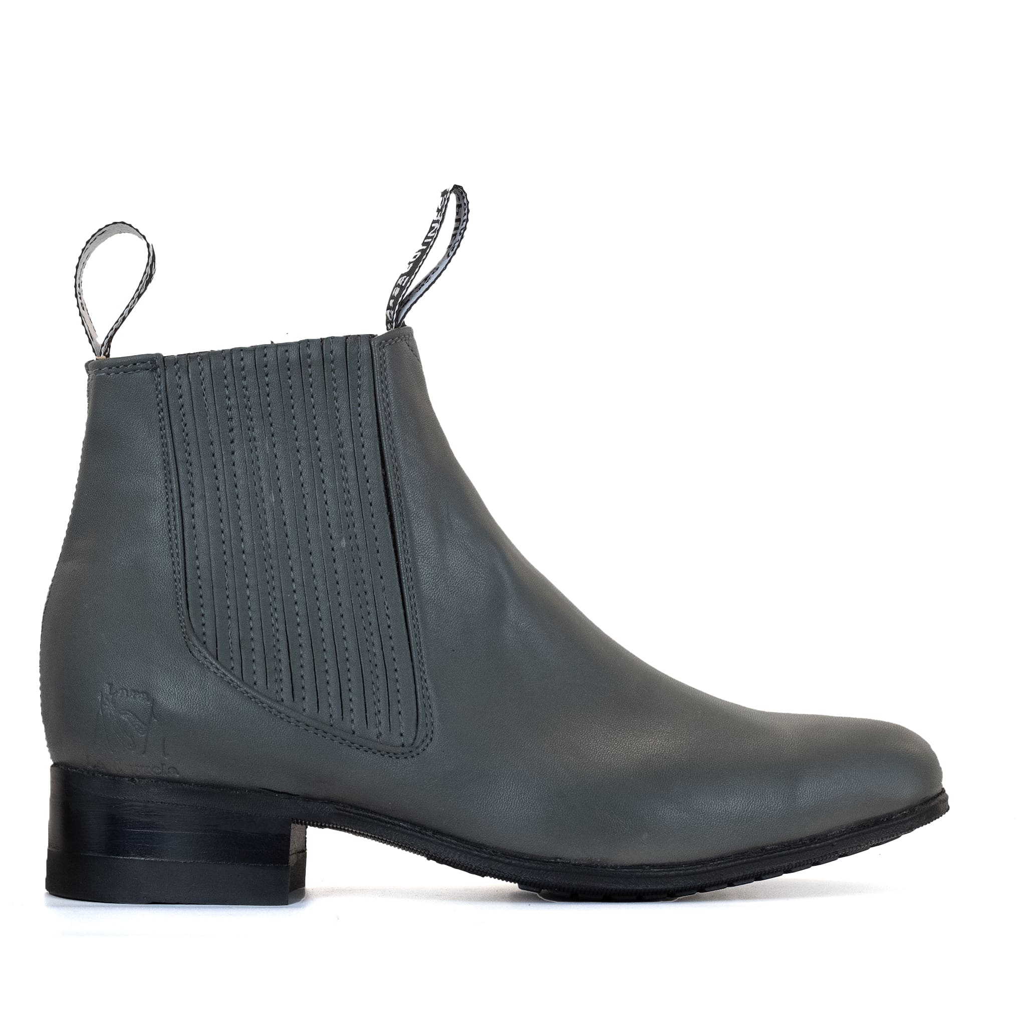 BOTIN ESPUELA CHARRO GRIS