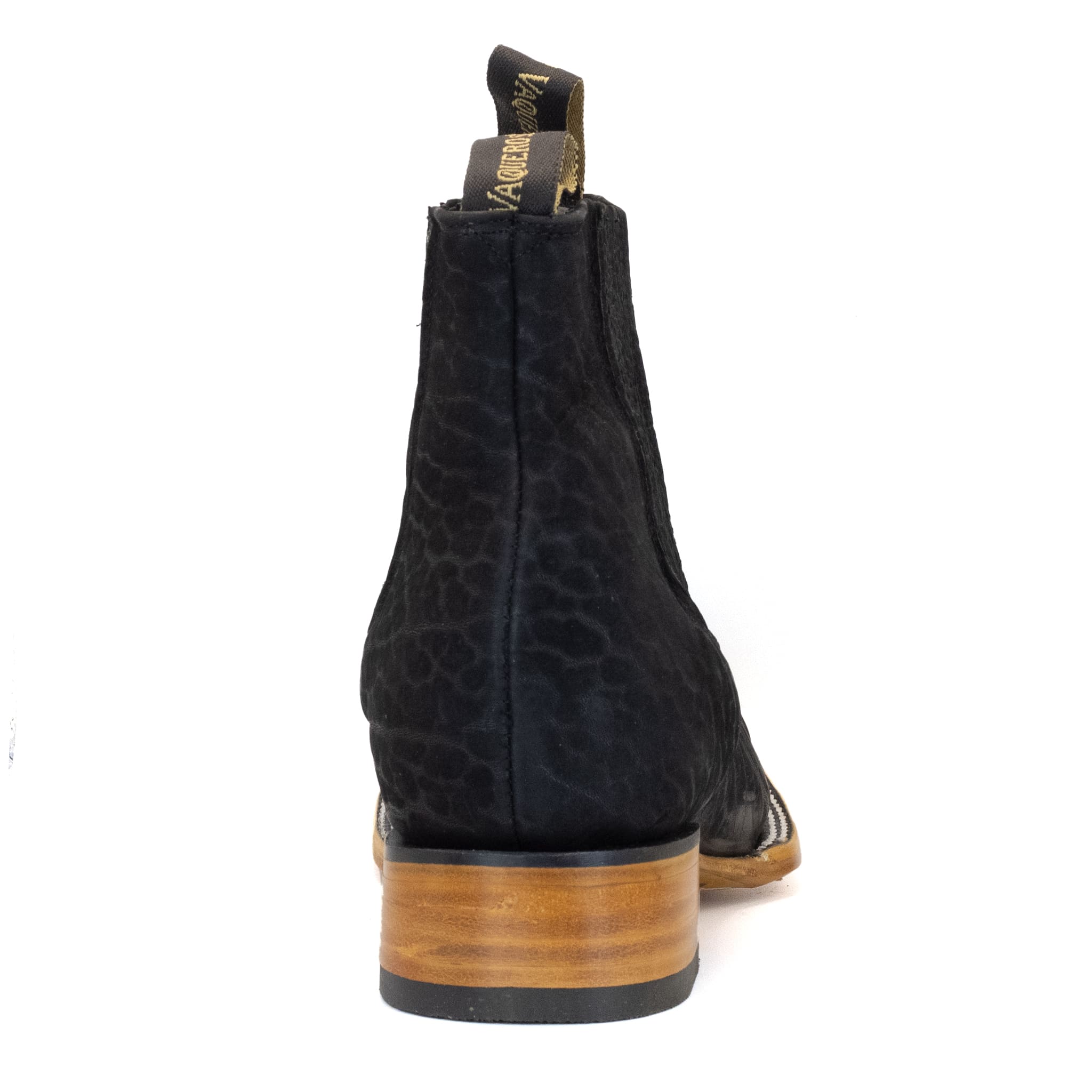 BOTIN VAQUERO SM HORMA RODEO CUELLO DE TORO NEGRO