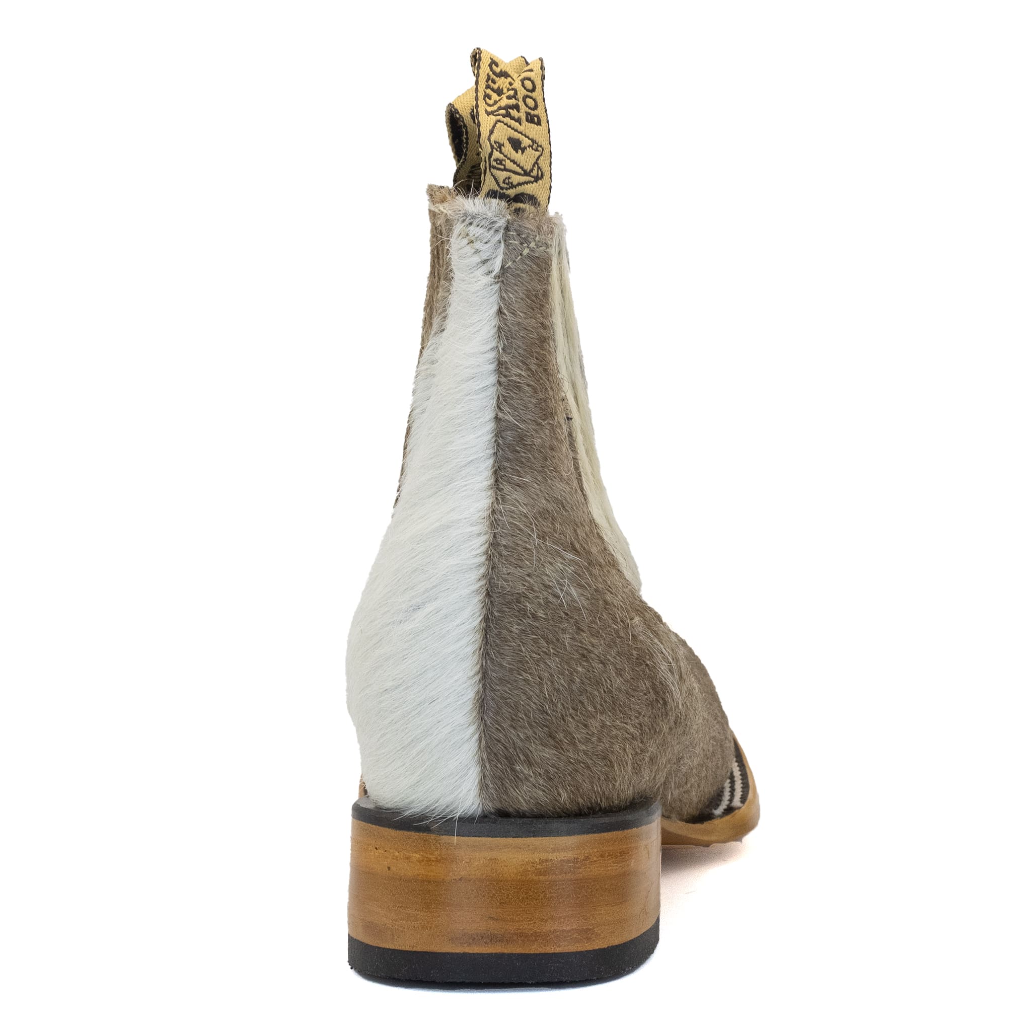 BOTIN VAQUERO SM HORMA RODEO DE PELO DE VACA